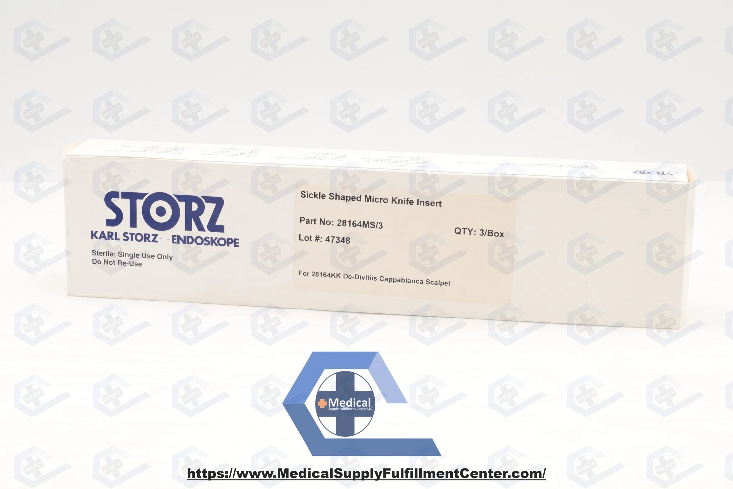Karl Storz Endoskope | 28164MS/3 | 28164MS Sickle Shaped Micro Knife Insert (Open Box)