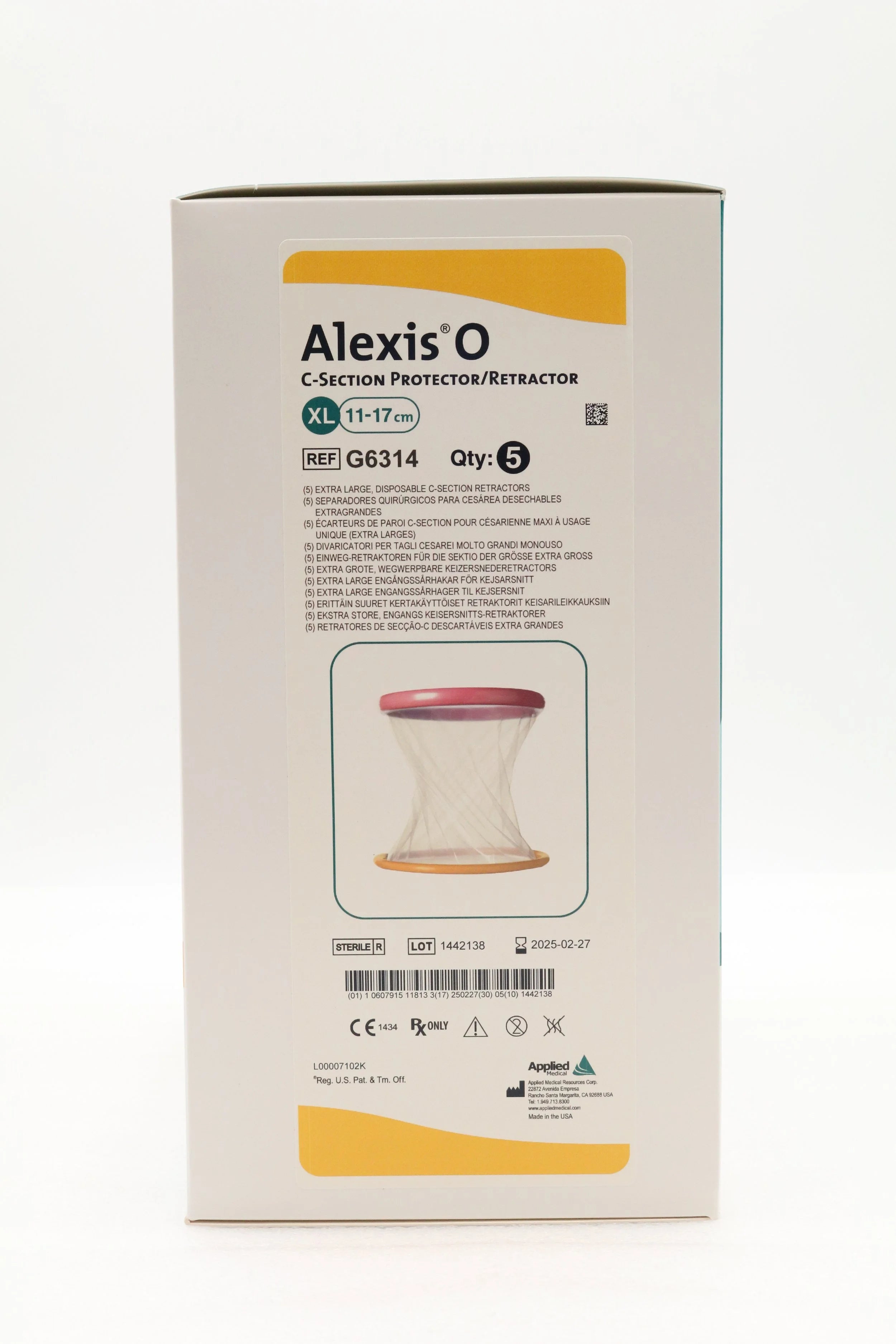 Applied Medical Technology | G6314 | ALEXIS O C-SECTION RETRACTOR: X-LARGE, 11-17CM