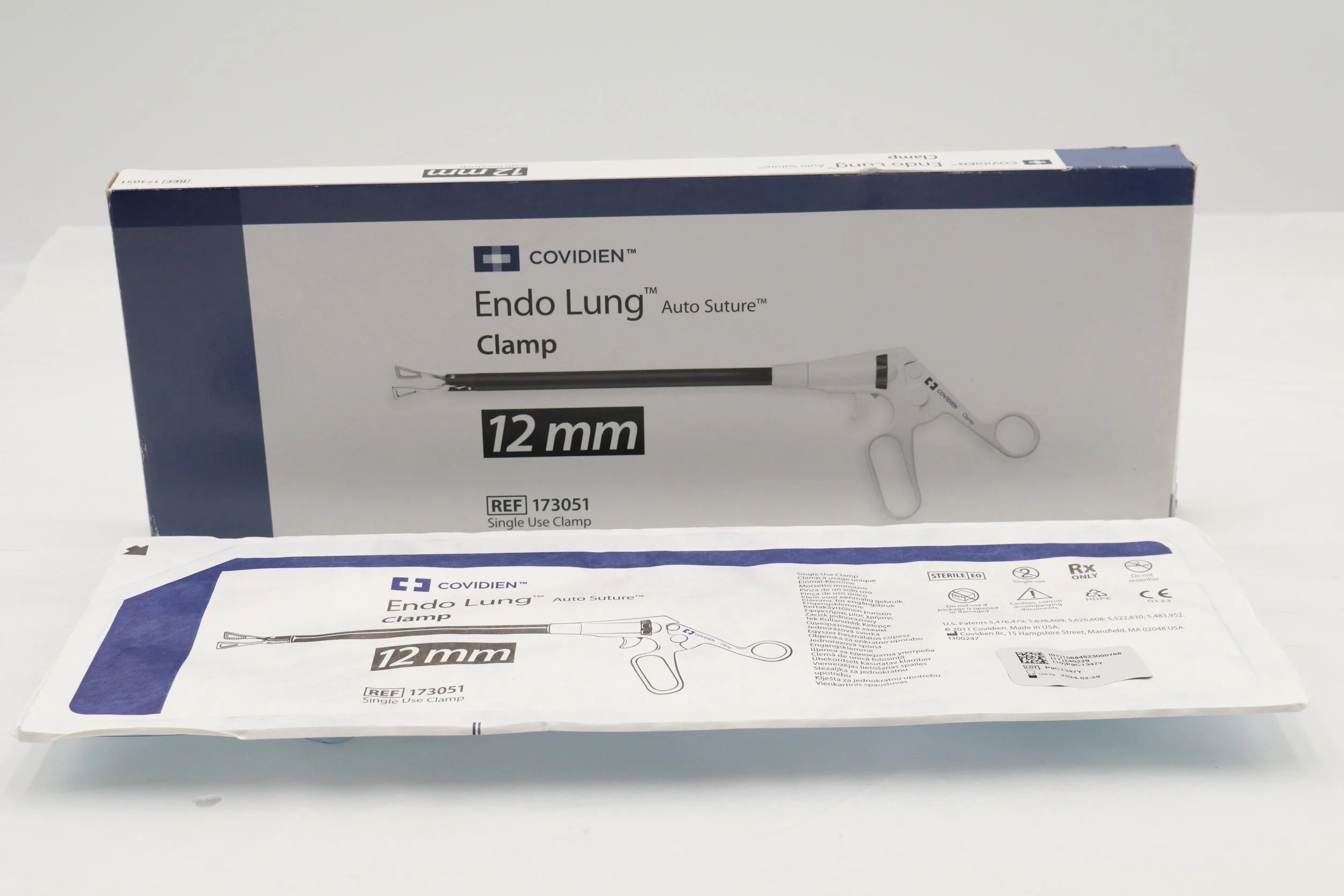Covidien | 173051 | MITG-Covidien Clamp Endo Lung 12mm