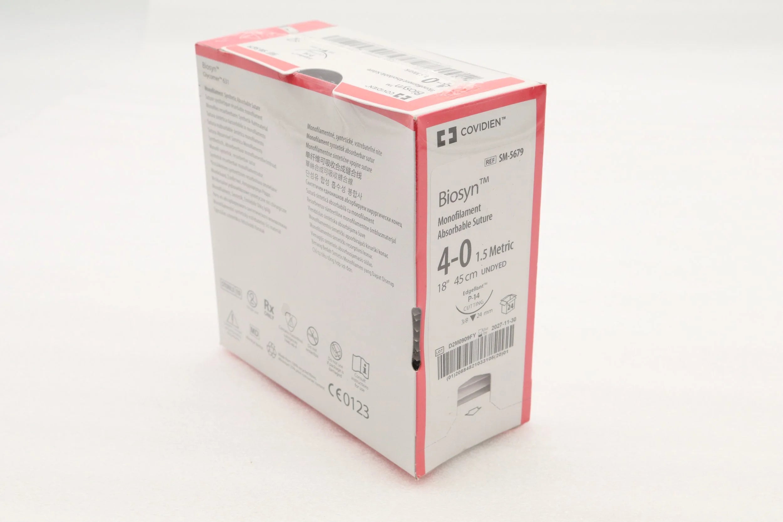 Covidien | SM-5679 | 4-0 MEDTRONIC BIOSYN UNDYED 18" P-14