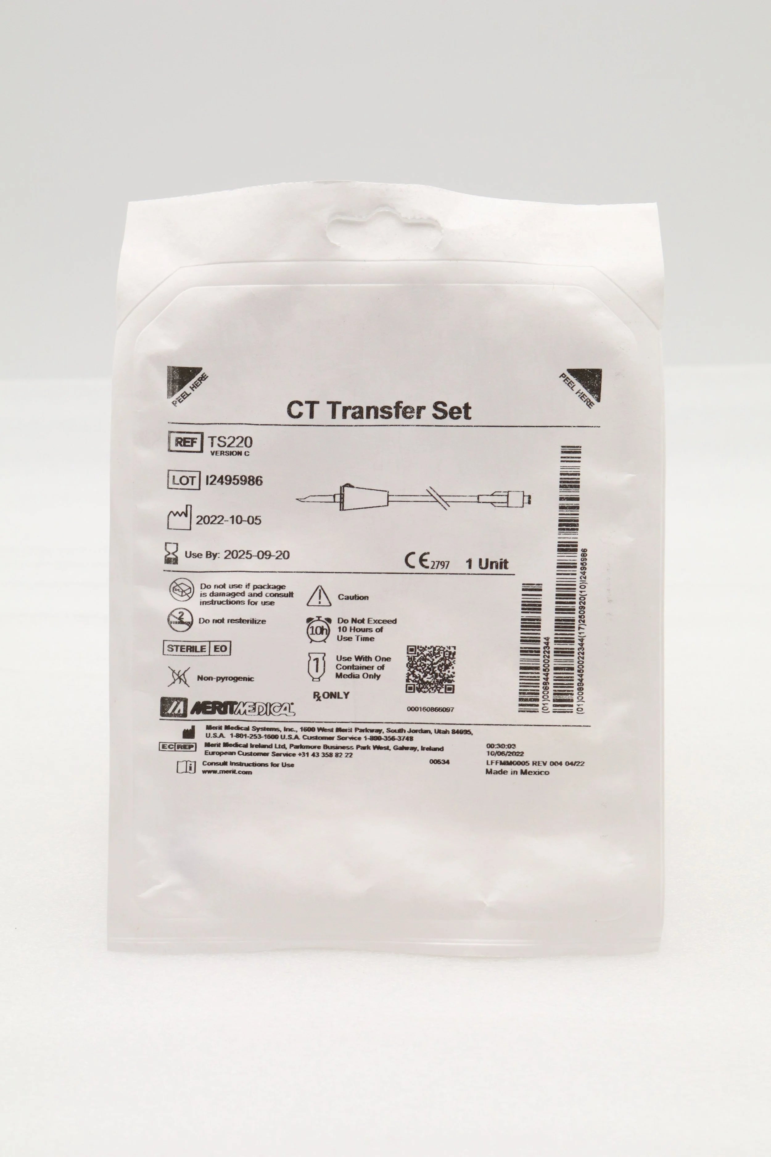 Merit Medical | TS220 | Version C CT Transfer Set