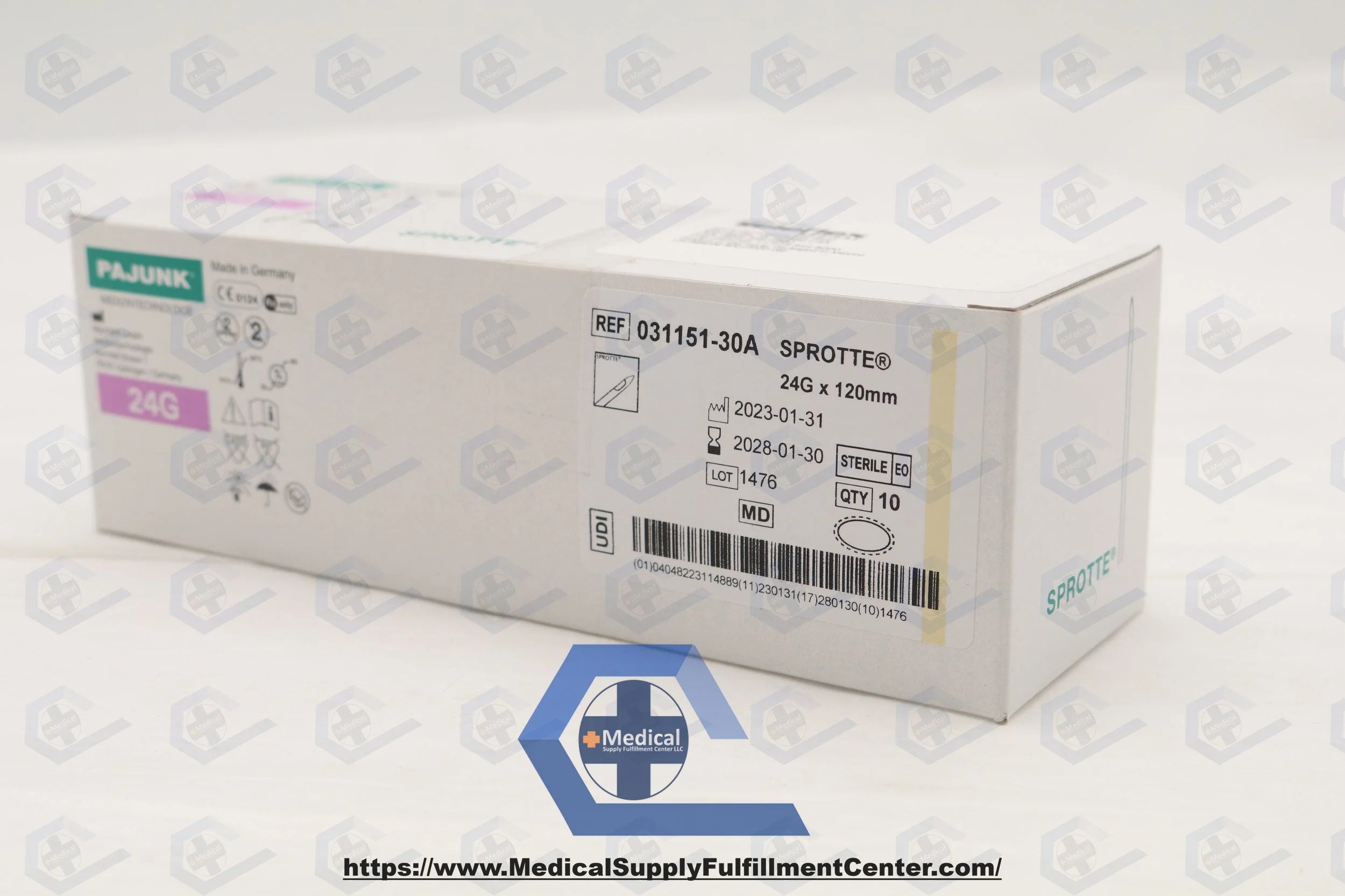 Teleflex | 031151-30A | NEEDLE, SPINAL, SPROTTE, 24G X 4 3/4"