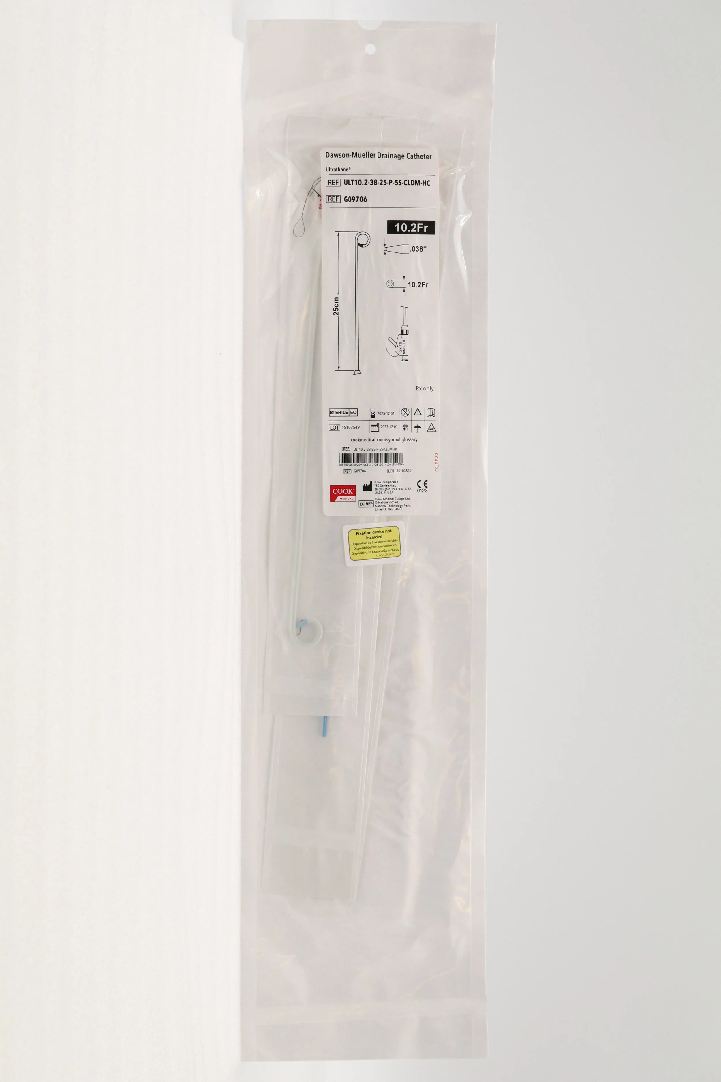 Cook Medical | G14510 | MALECOT NEPHROSTOMY CATHETER / STENT SET 7F/24F