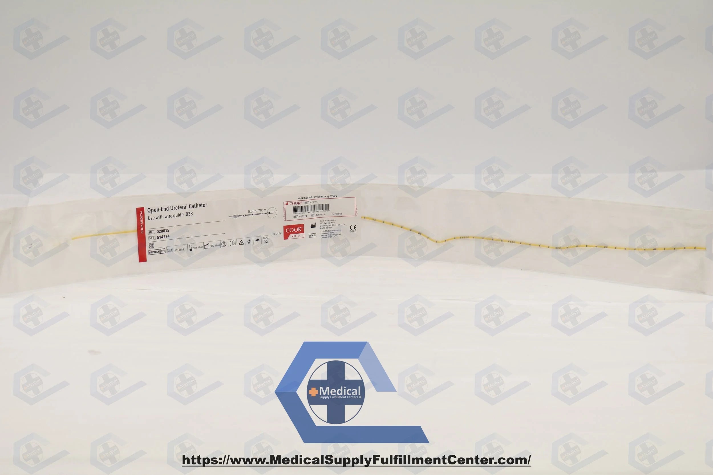Cook Medical | G14274 | Open-End Ureteral Catheter 5F x 70cm