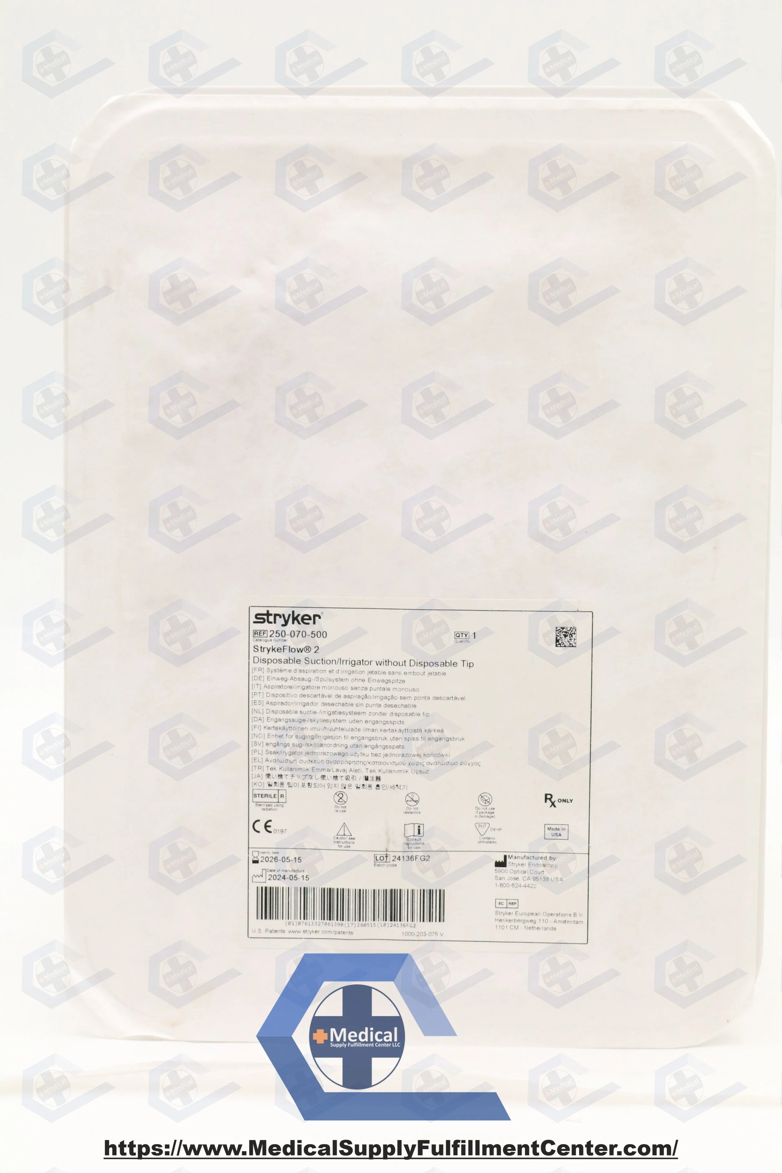Stryker | 250-070-500 | StrykeFlow II Suction / Irrigator