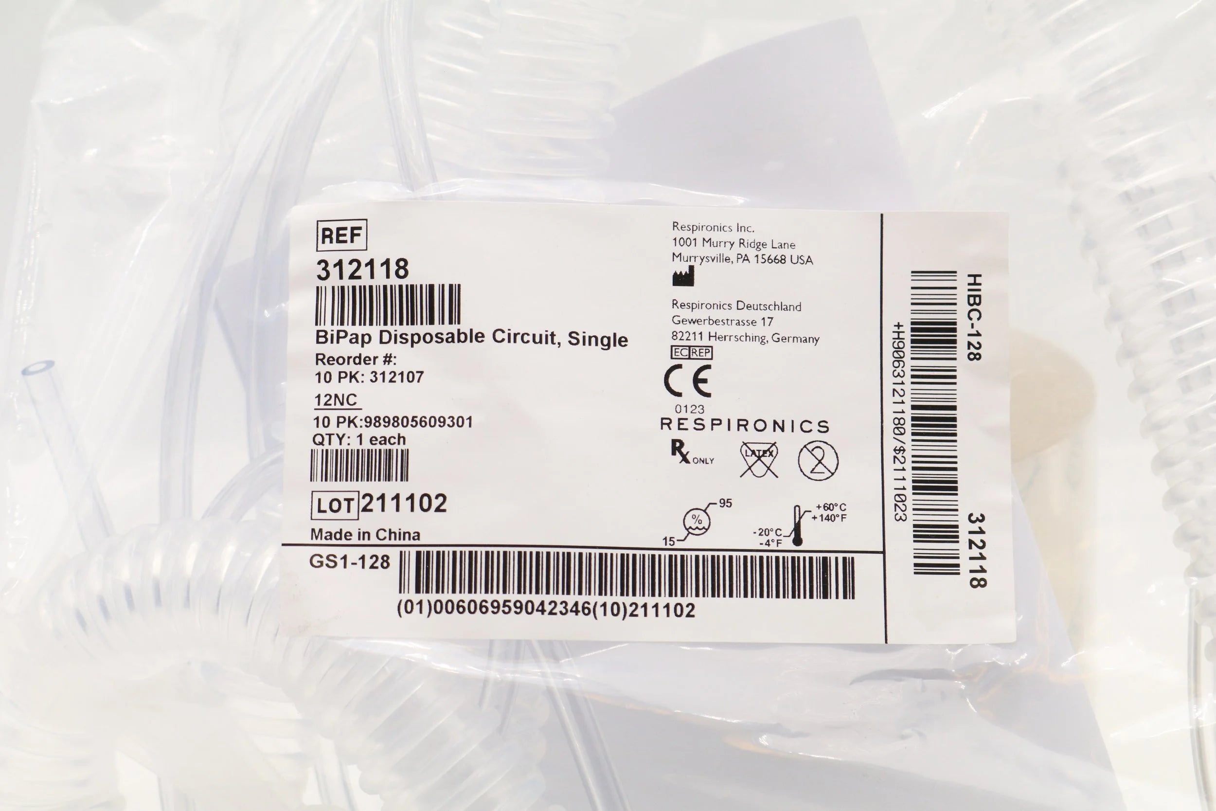 Philips Respironics | 312118 | Disposable Circuit Tubing
