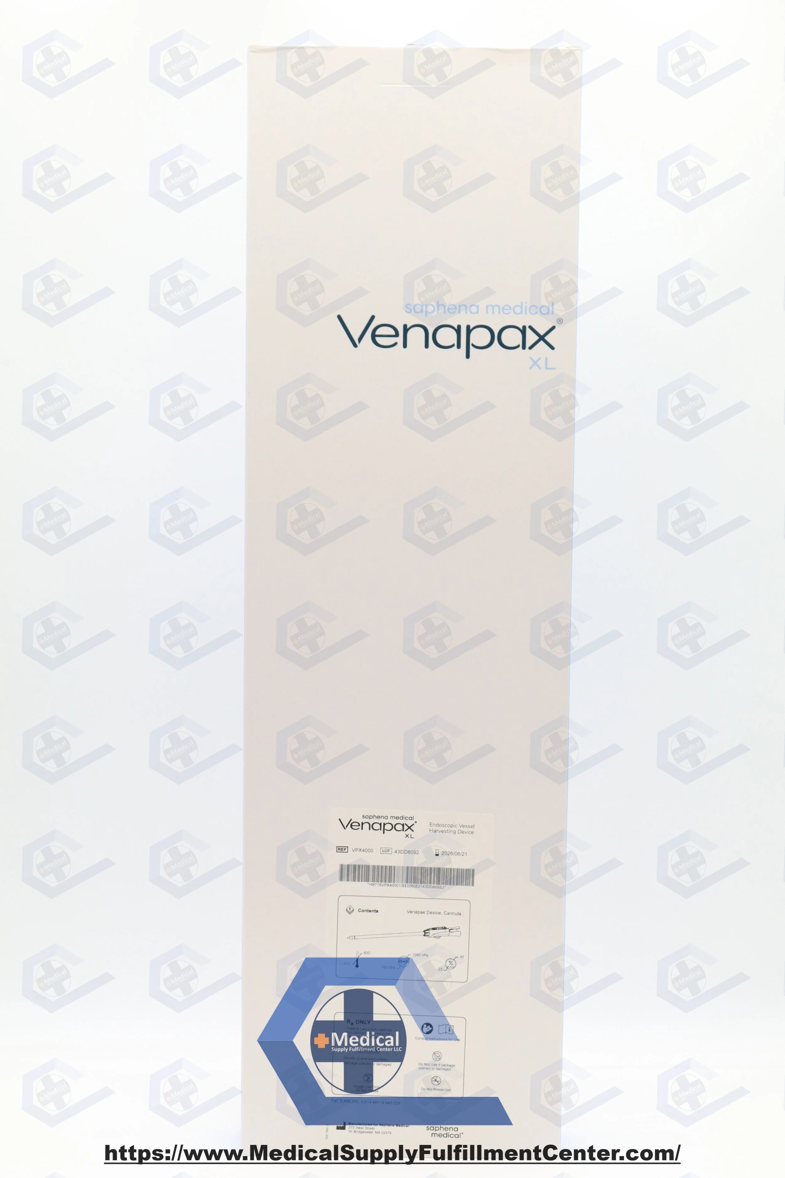 Saphena Medical | VPX4000 | Endoscopic Vessel Harvesting System, XL, The Unitary Endoscopic Vessel Harvesting System