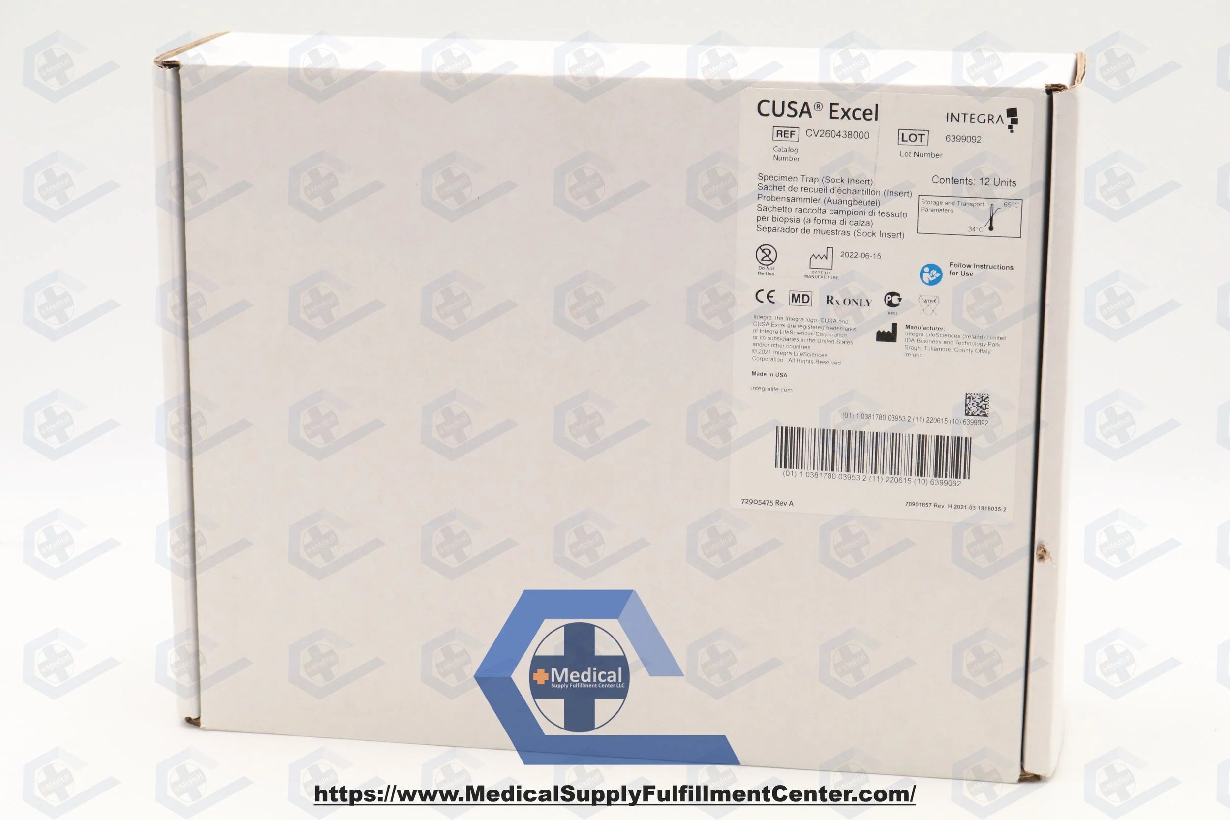 Integra | CV260438000 | INTEGRA TRAP SPECIMEN CUSA EXCEL NEOSURGERY