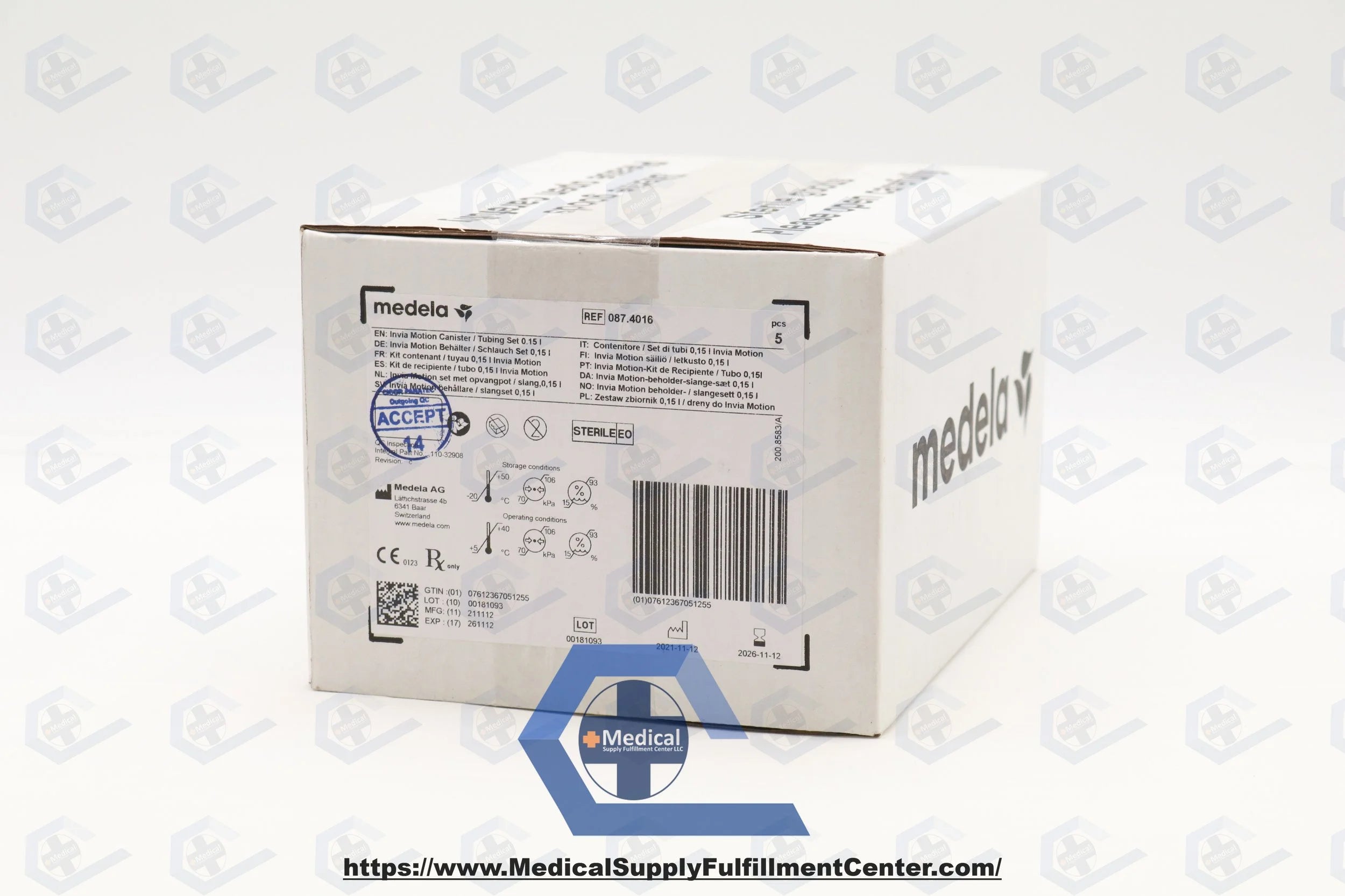 Medela | 087.4016 | Tubing, Canister Invia Motion 150ml
