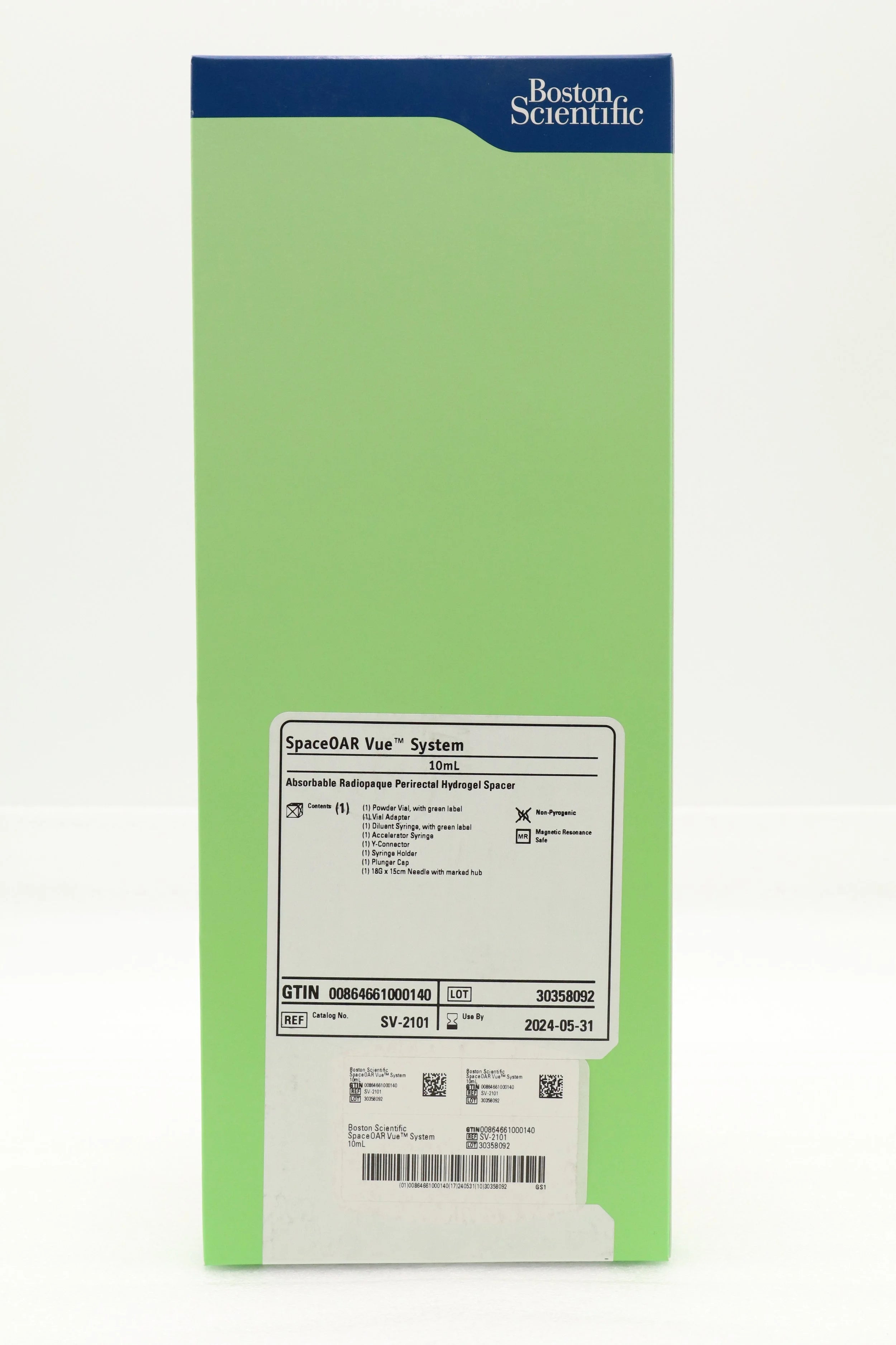Boston Scientific | SV-2101 | SpaceOAR Vue System, Absorbable Radiopaque Perirectal Hydrogel Spacer, 10mL