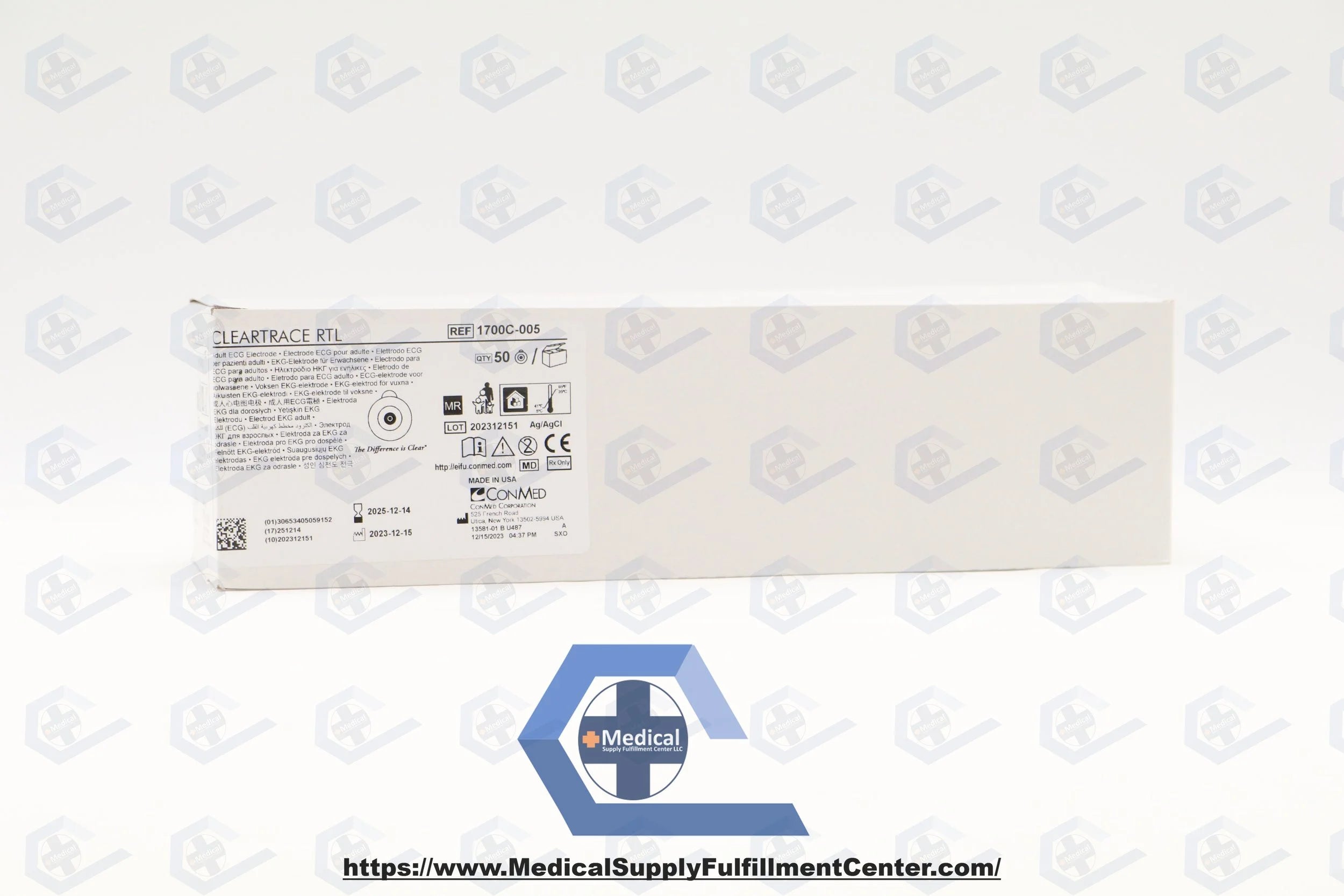 Conmed | 1700C-005 | ELECTRODE ECG CLEARTRACE RTL ADULT TAPE FOAM W/ADHESIVE GEL