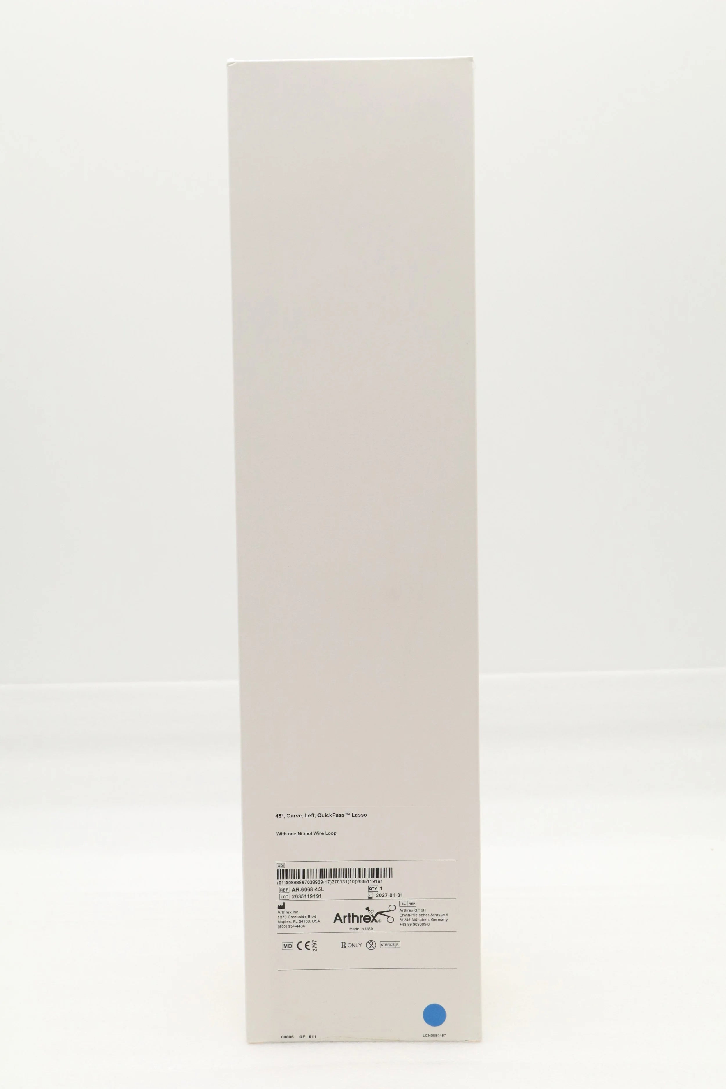 Arthrex | AR-6068-45L | QuickPass Suture Lasso, 45° Left