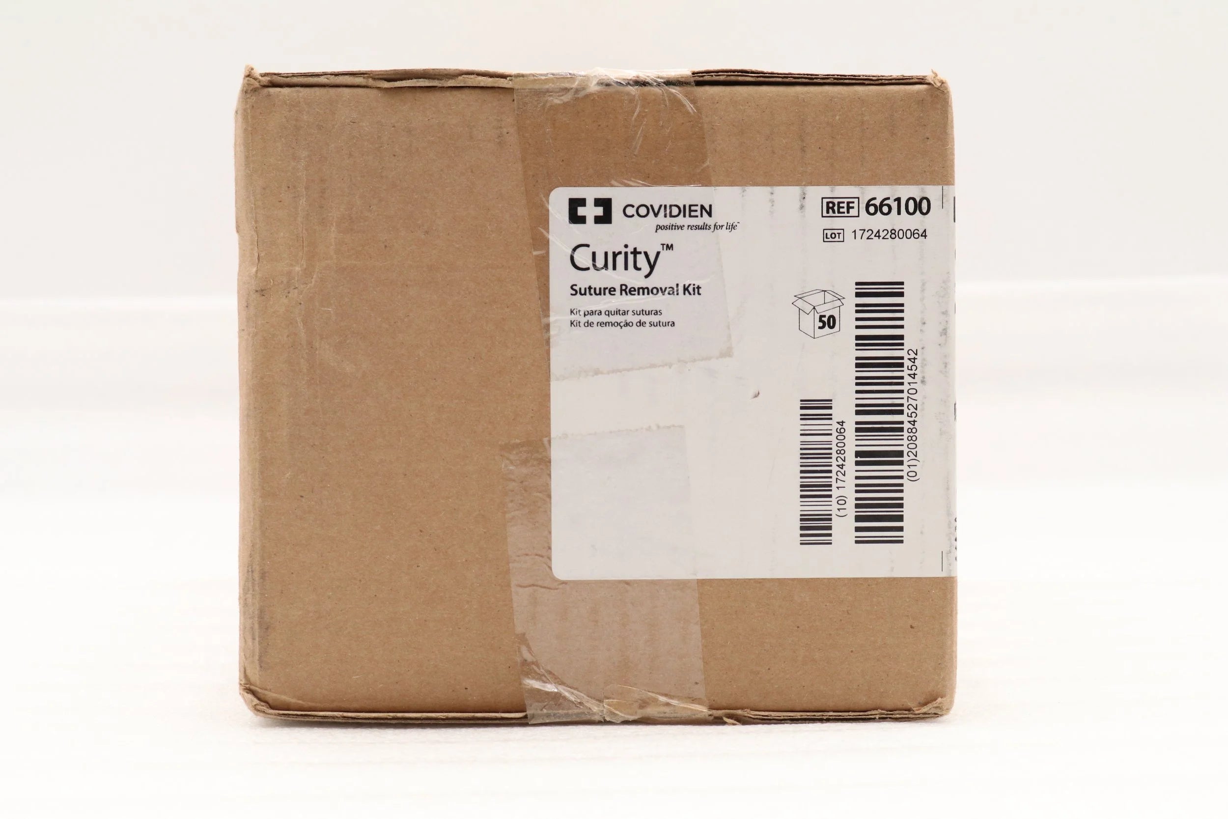 Covidien | 66100 | CURITY SUTURE REMOVAL KITS WITH LITTAUER SCISSORS, PLASTIC FINE POINT FORCEPS