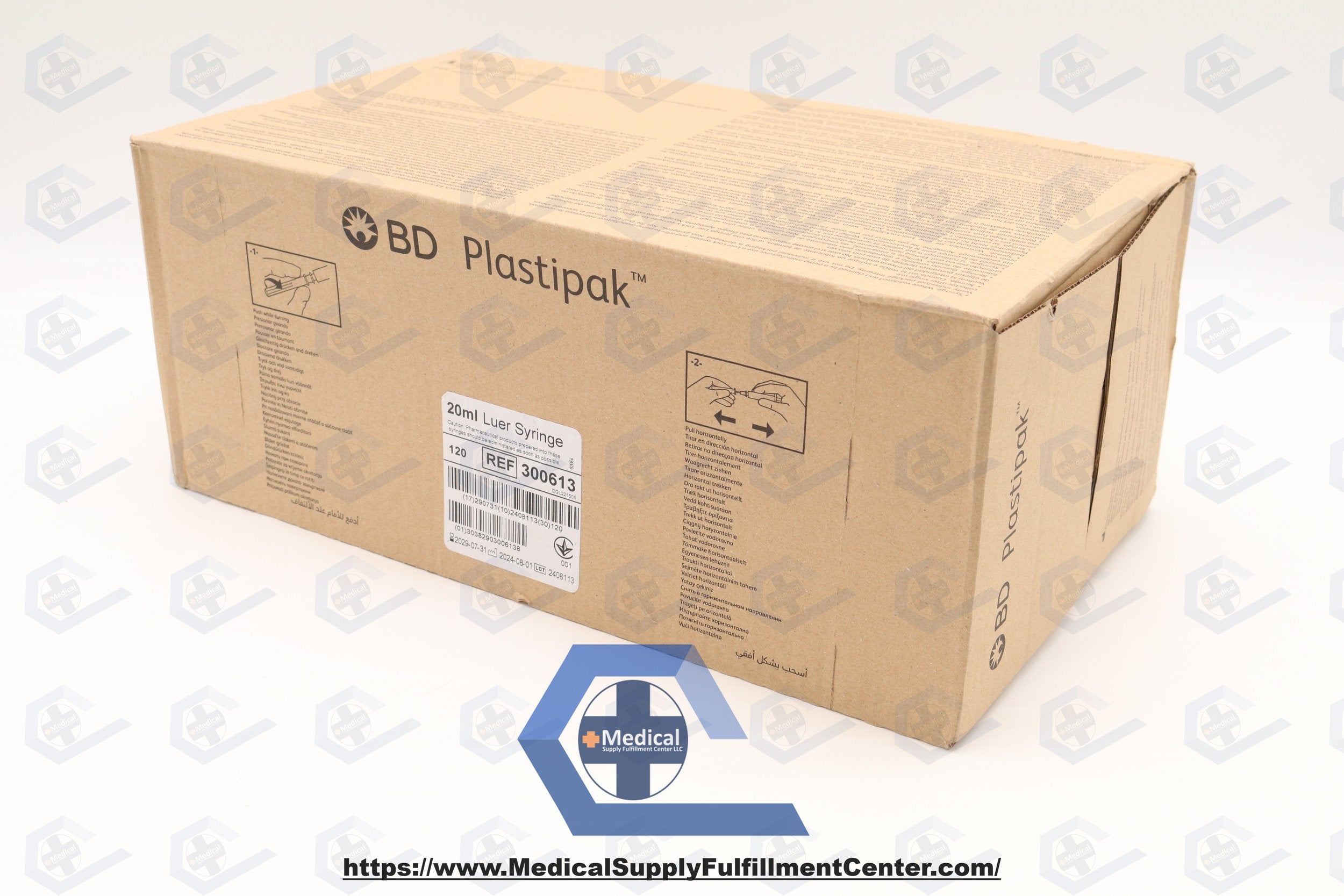BD | 300613 | BD 20 mL General-Purpose Syringes - 20 mL Syringe, Eccentric Tip