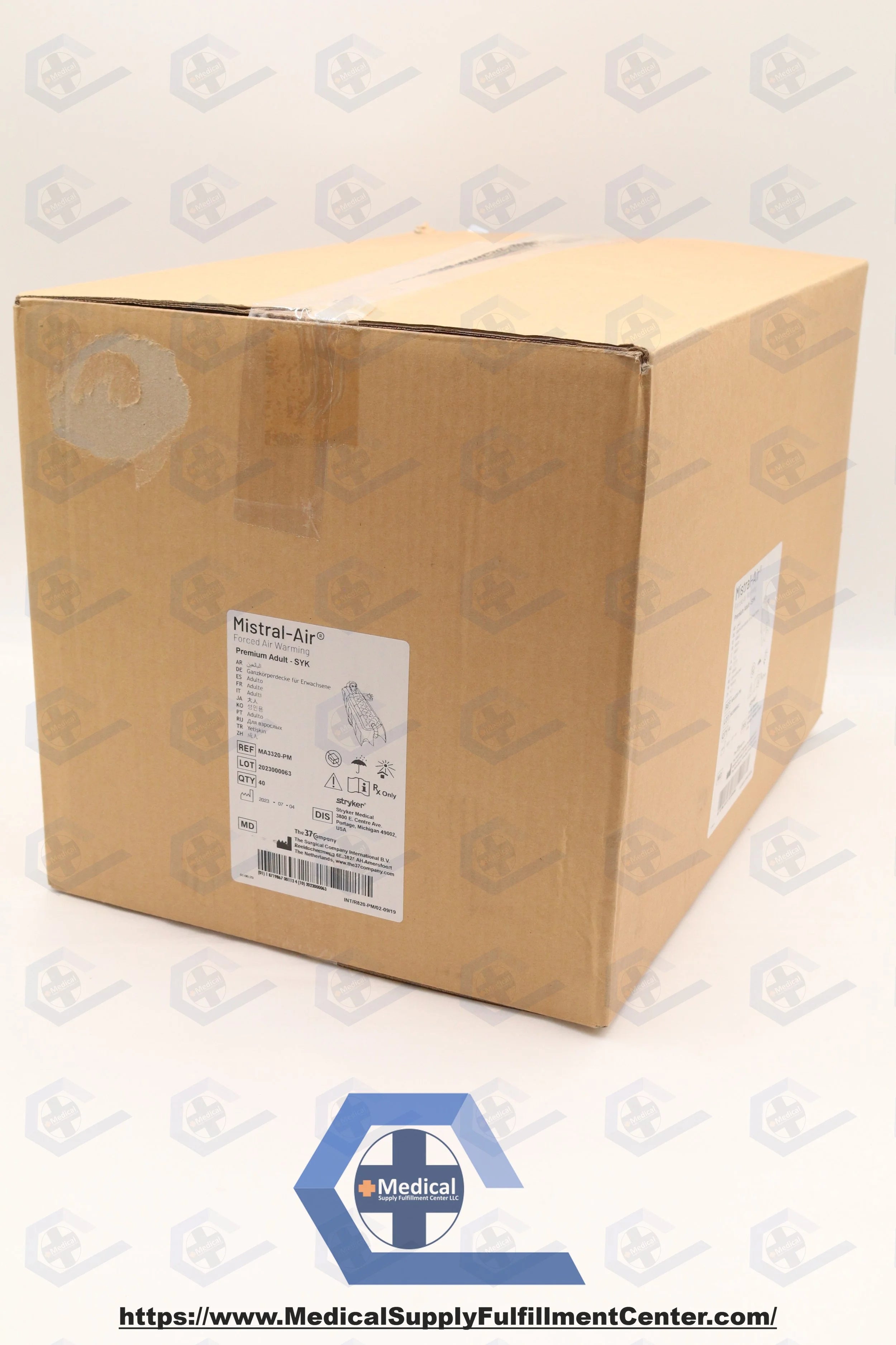 Stryker | MA3320-PM | Stryker Mistral-Air Forced Air Warming Blankets - Mistral-Air Warming Blanket, Premium, Size Adult