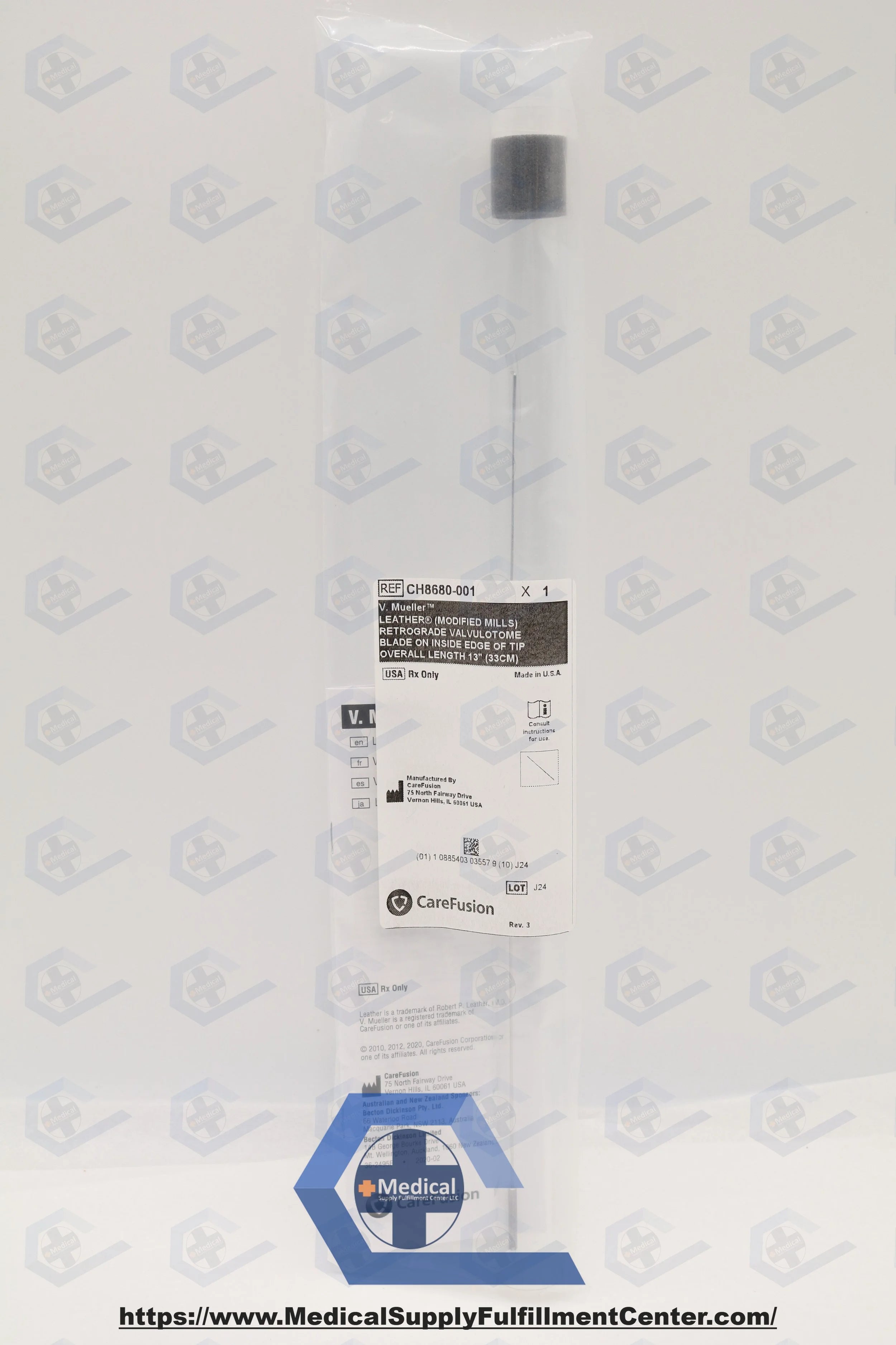 Carefusion | CH8680-001 | CH8680-001 GOVT VALVULOTOME LEATHER *DS* RETROGRADE 2.9MM