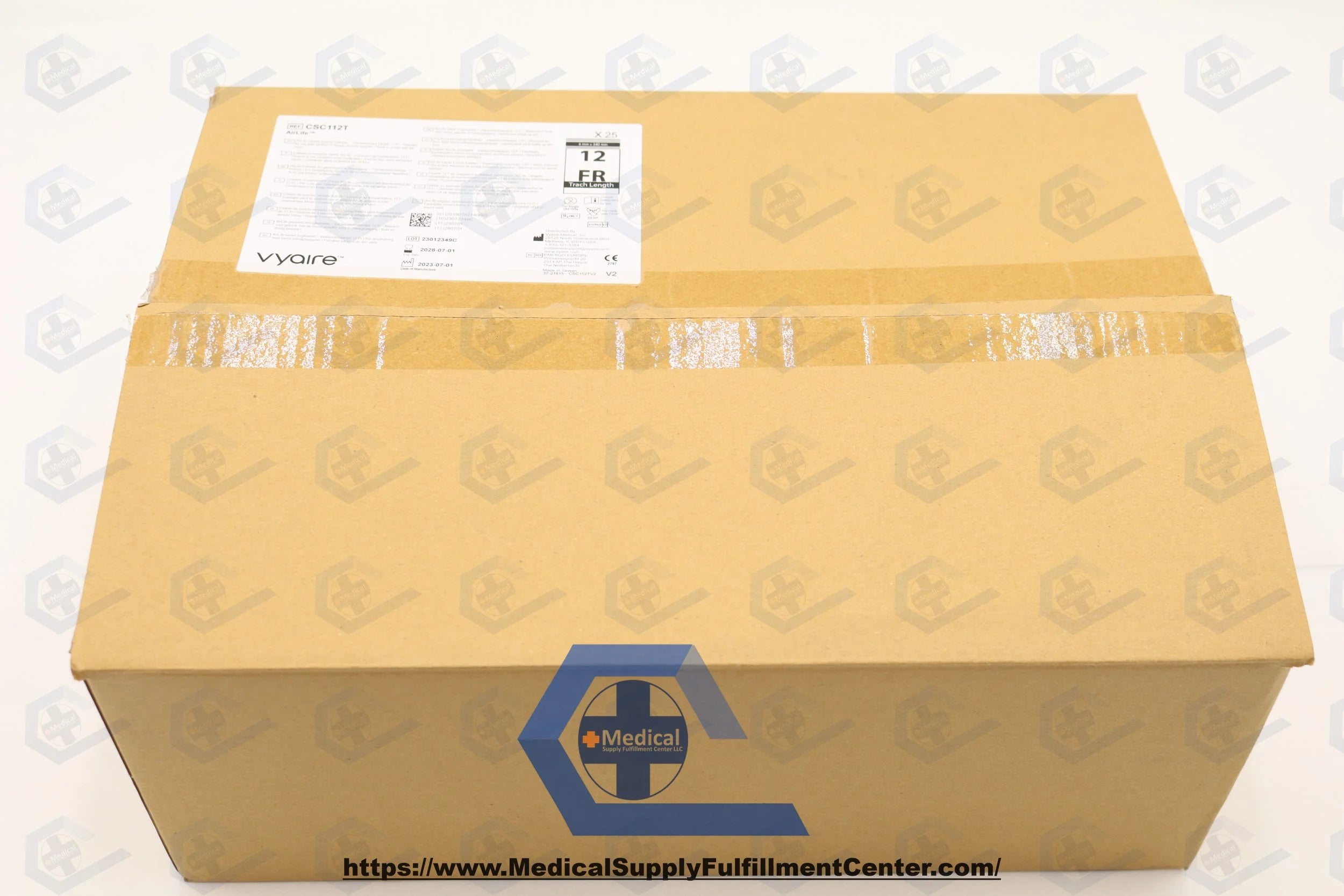 Vyaire Medical | CSC112T | Vyaire AirLife Closed Suction Catheters - Neo-Verso Closed Suction Catheter, Tracheostomy Length, 12 Fr -