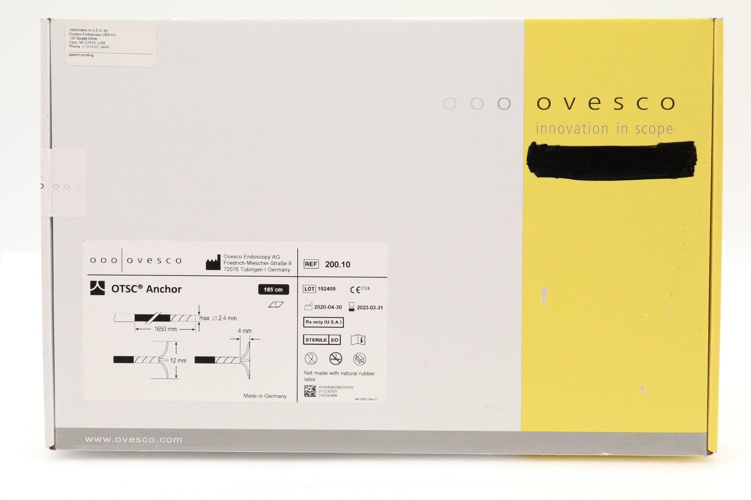 Ovesco | 200.10 | 200.10 OTSC ANCHOR 165CM