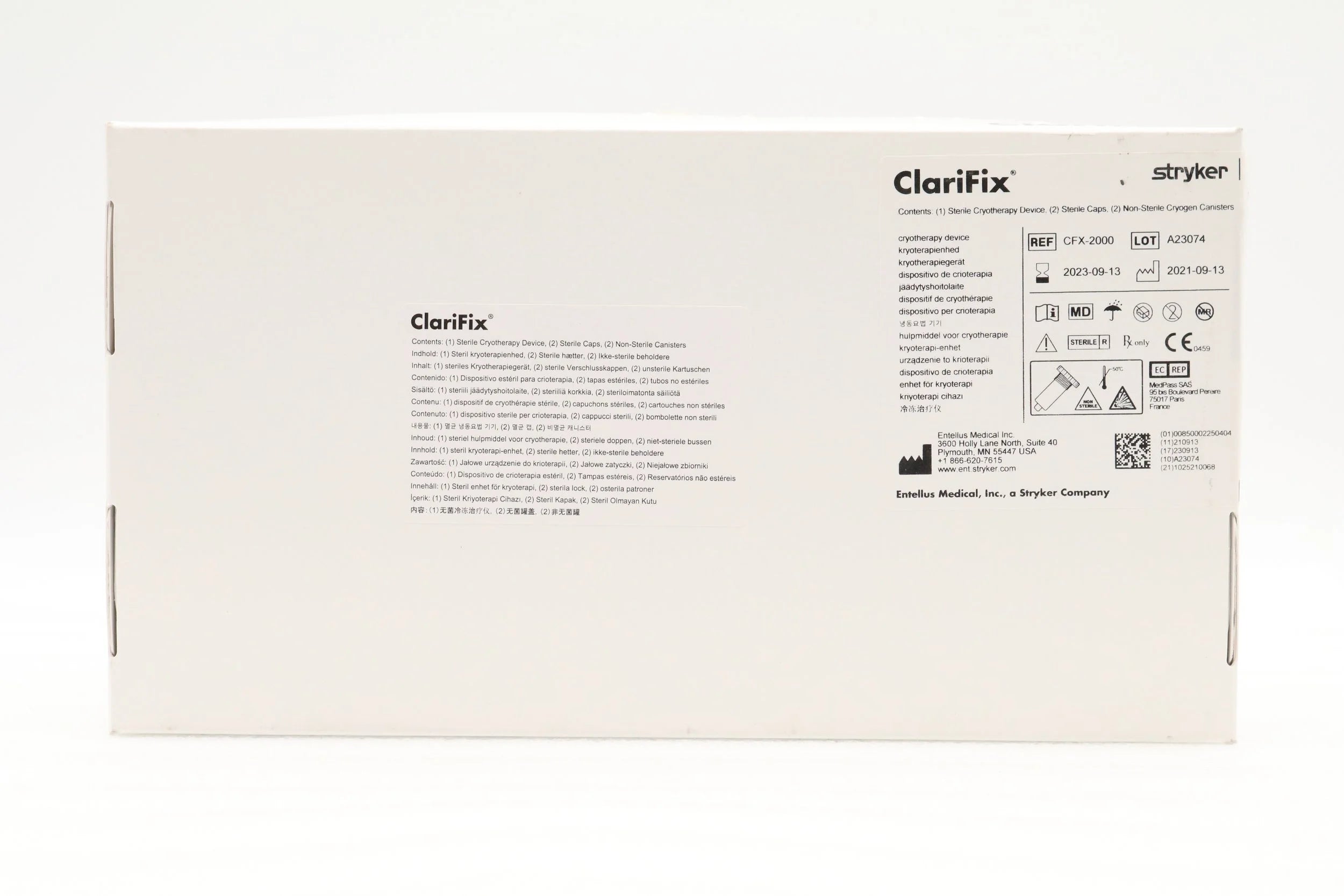Stryker | CFX-2000 | CLARIFIX CRYOTHERAPY SYSTEM