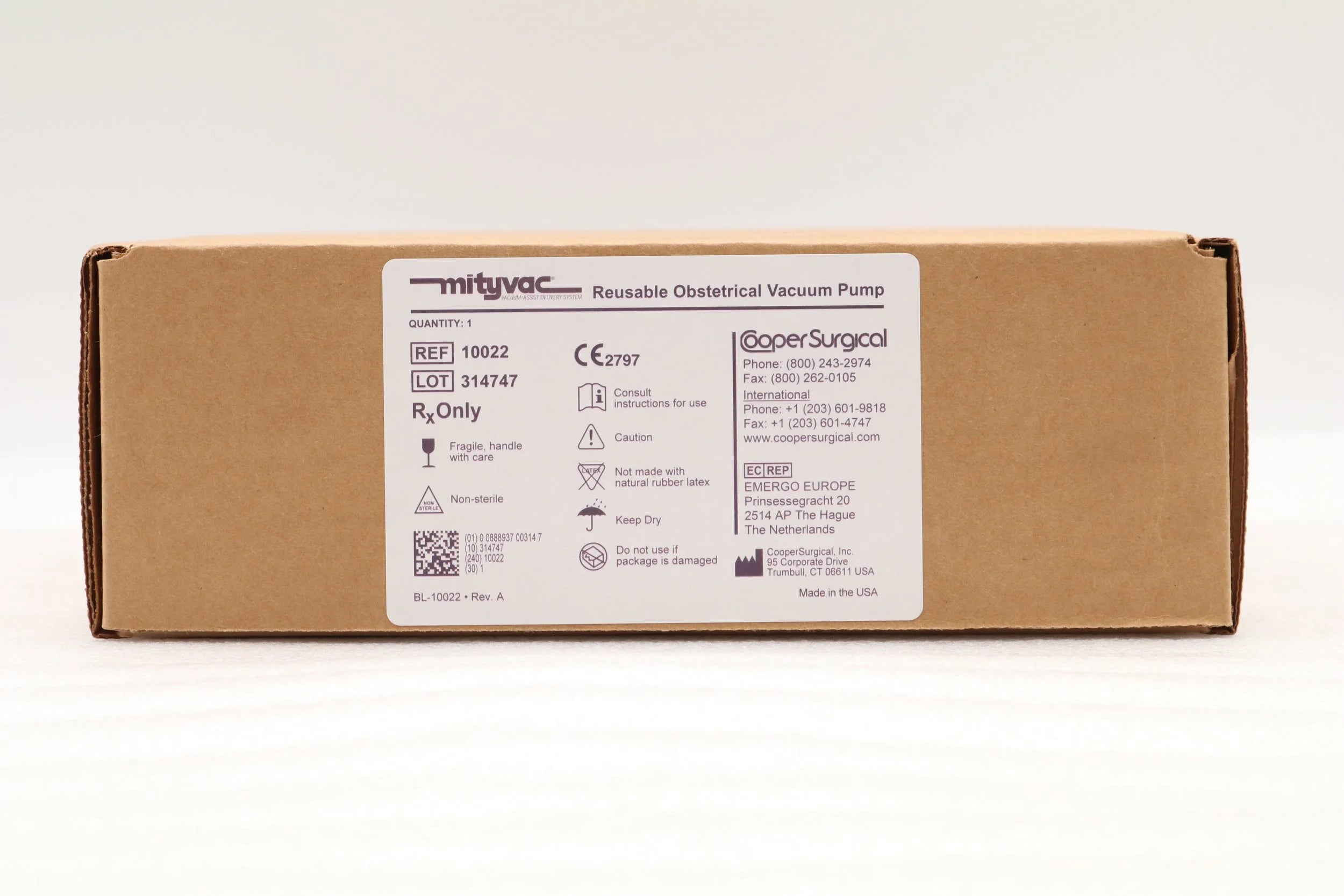 Cooper Surgical | 10022 | PUMP MITYVAC VAC HANDHELD