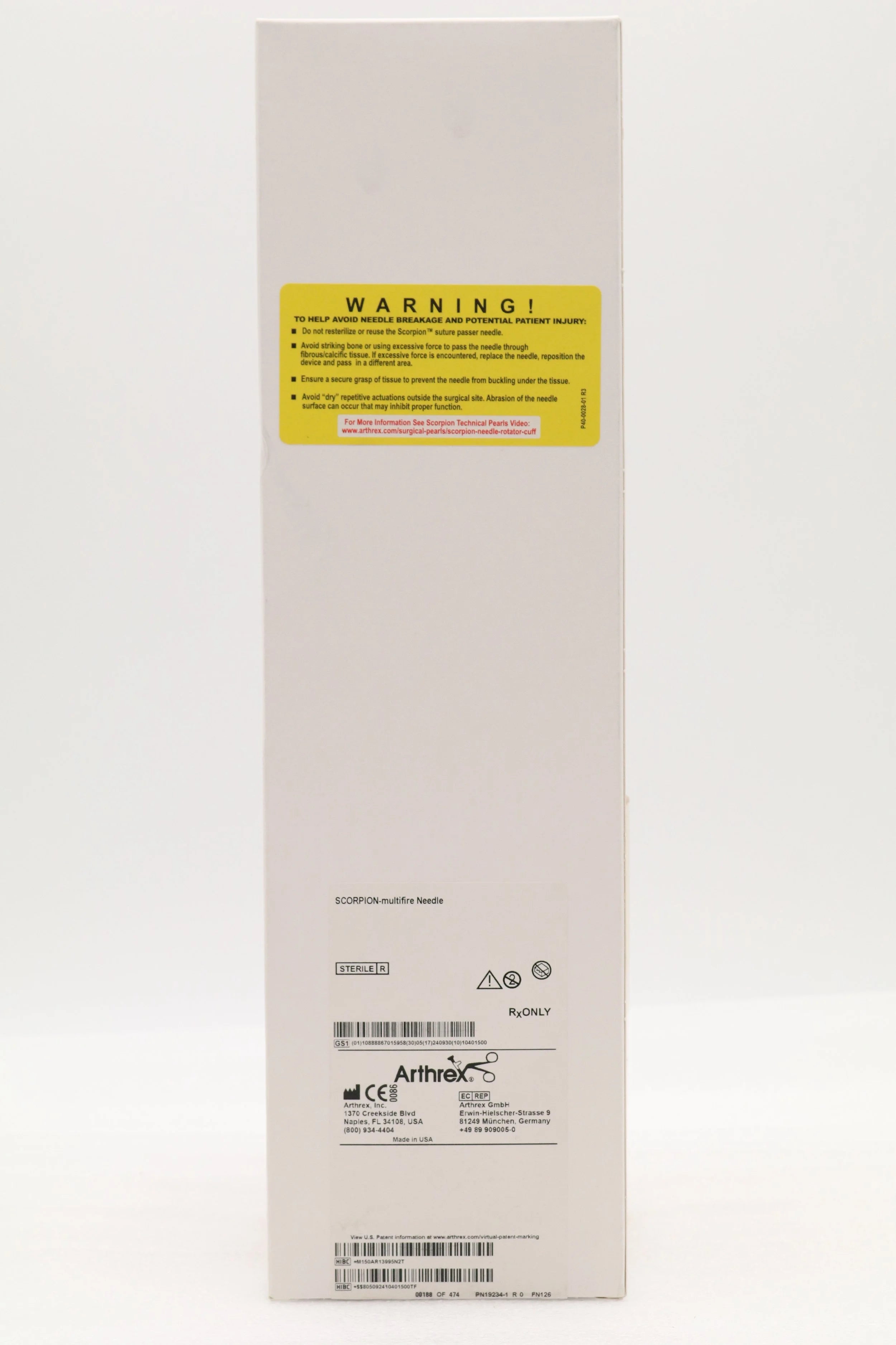 Arthrex | AR-13995N | MULTIFIRE SCORPION NEEDLE