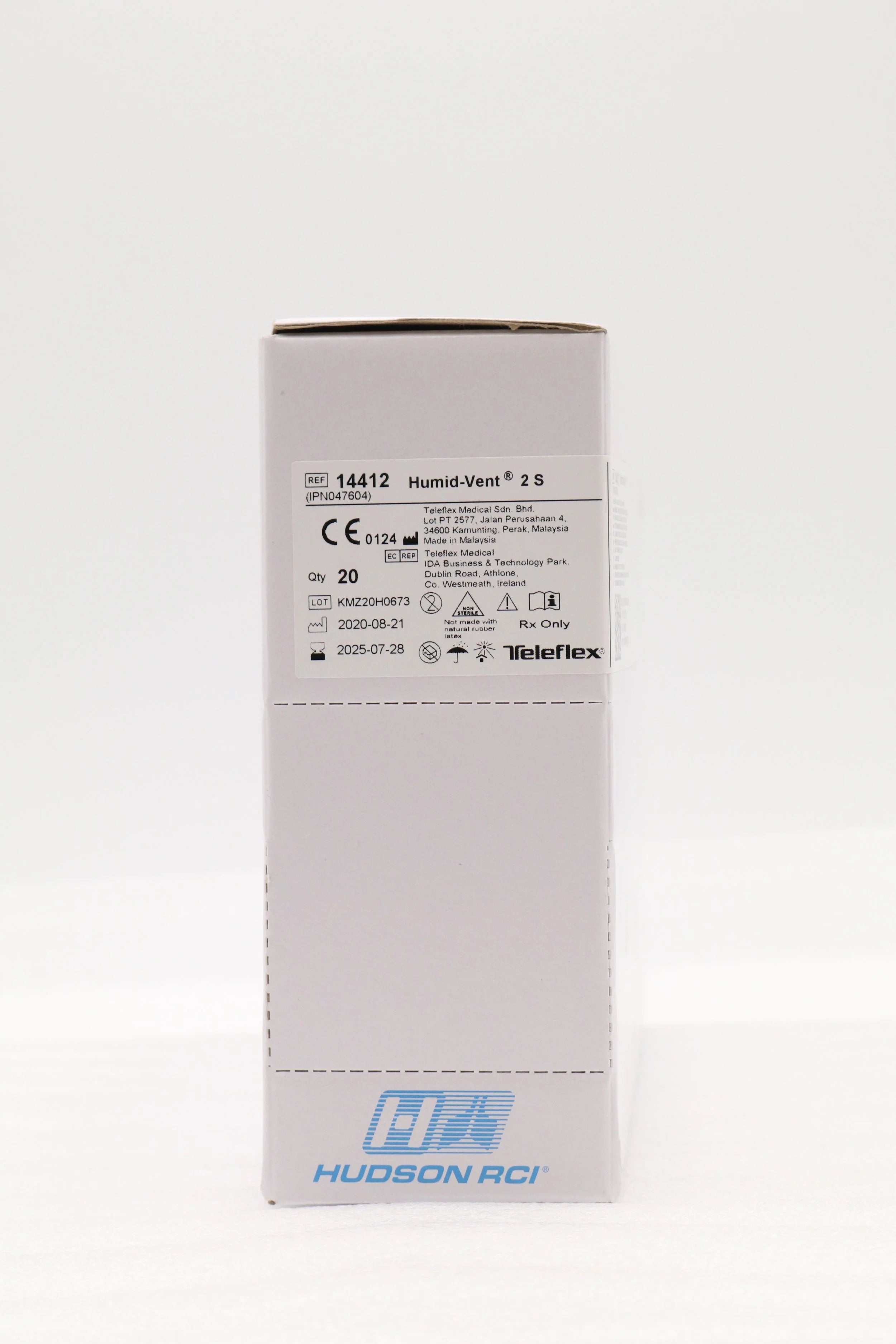 Teleflex | 14412 | GIBECK HUMID-VENT 2 HEAT & MOISTURE EXCHANGER FILTER (HMEF)