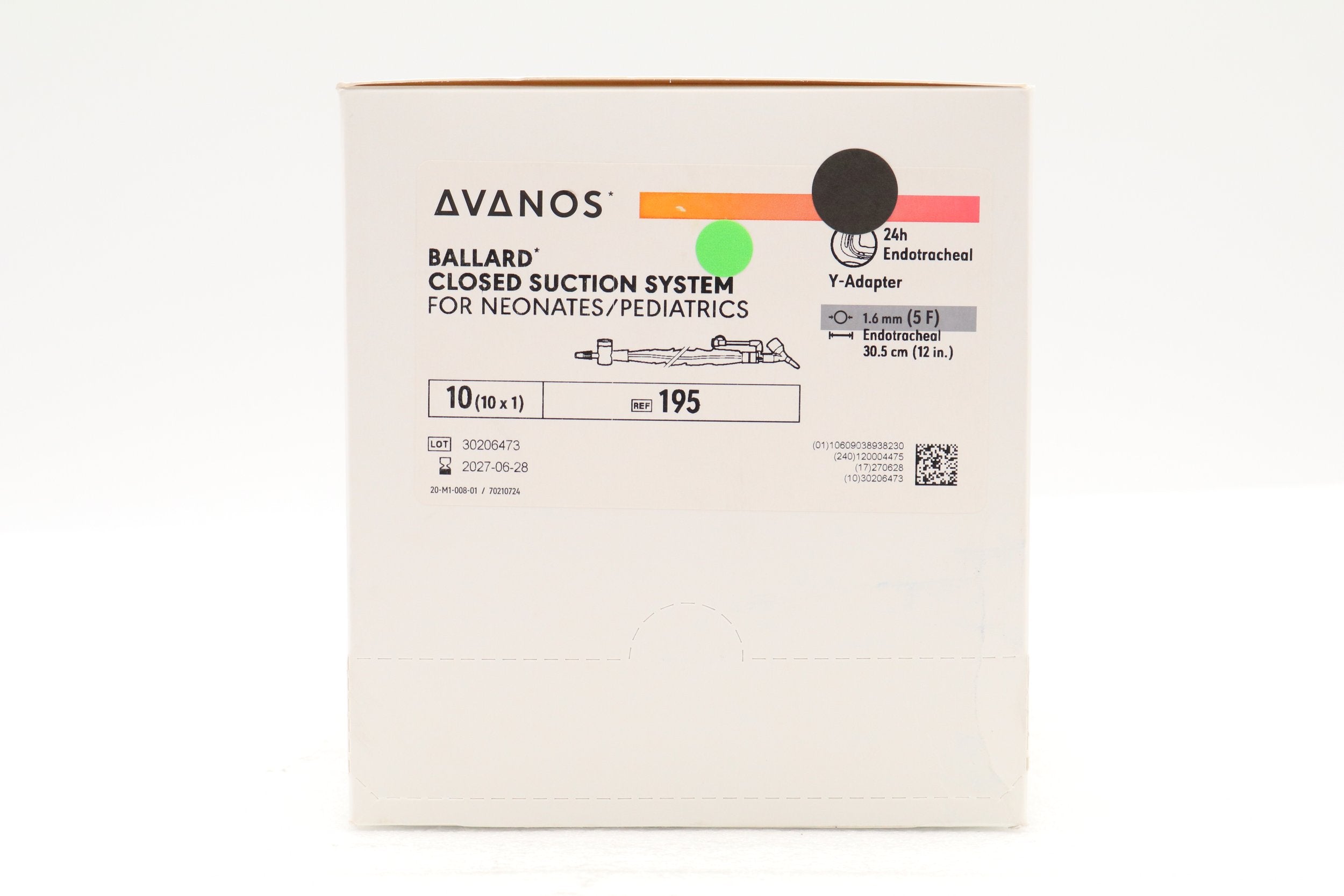 Avanos Medical | 195 | SYSTEM TRACH CARE NEONATAL 5FR PEDIATRIC W/ Y ADAPTER