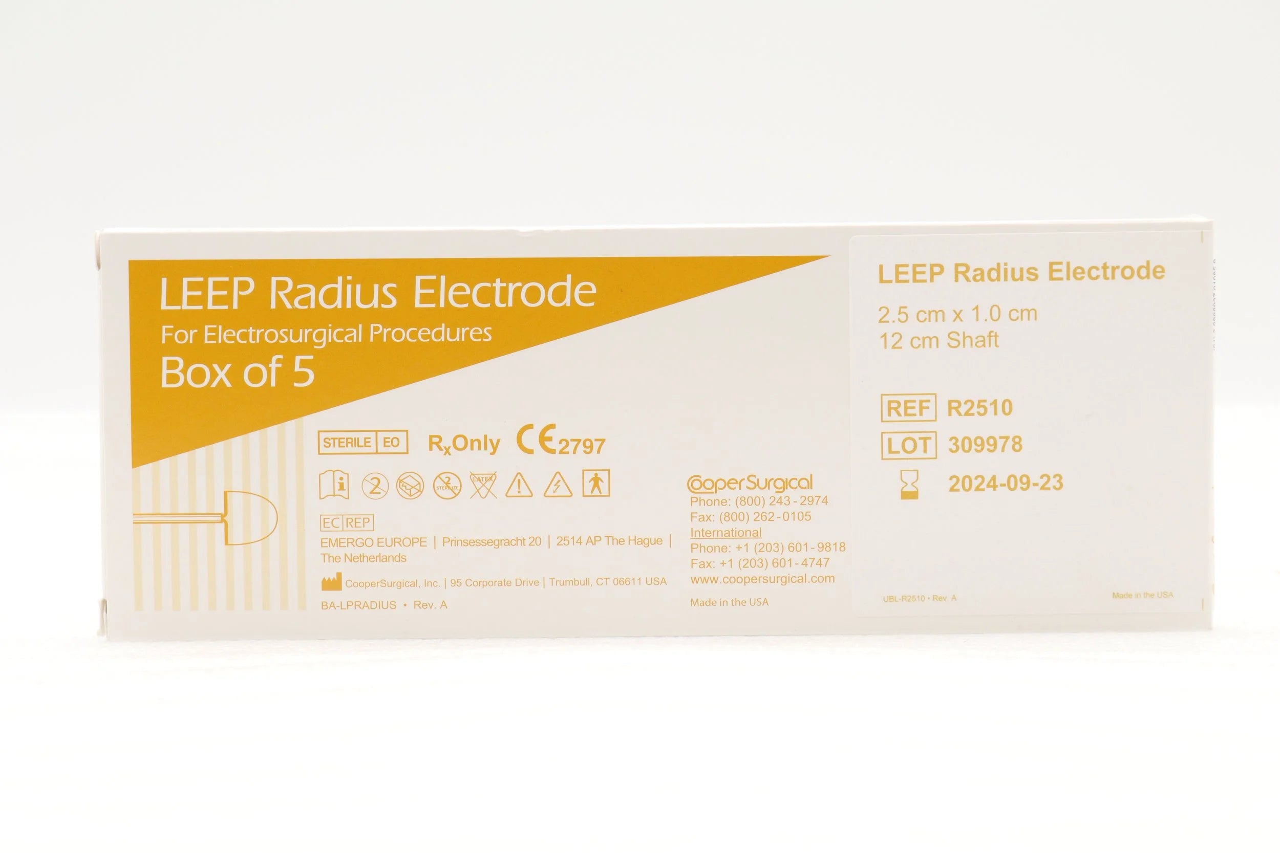 Cooper Surgical | R2510 | LEEP Large Radius Loop Electrode 2.5cm x 1.0cm