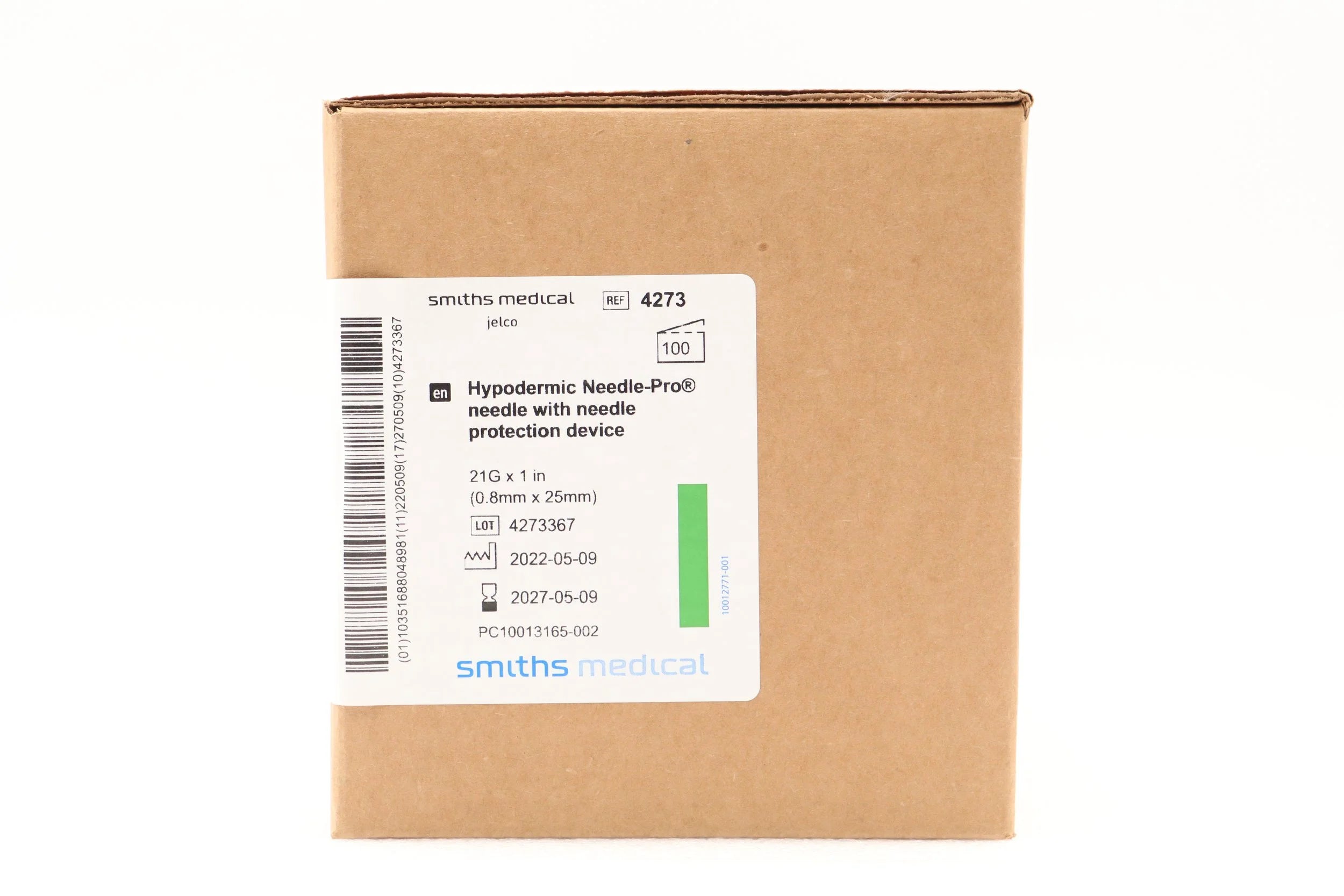 Smiths Medical | 4273 | HYPODERMIC NEEDLE PRO 21GX1IN STERILE LUER SLIP DEVICE NEEDLE PRO