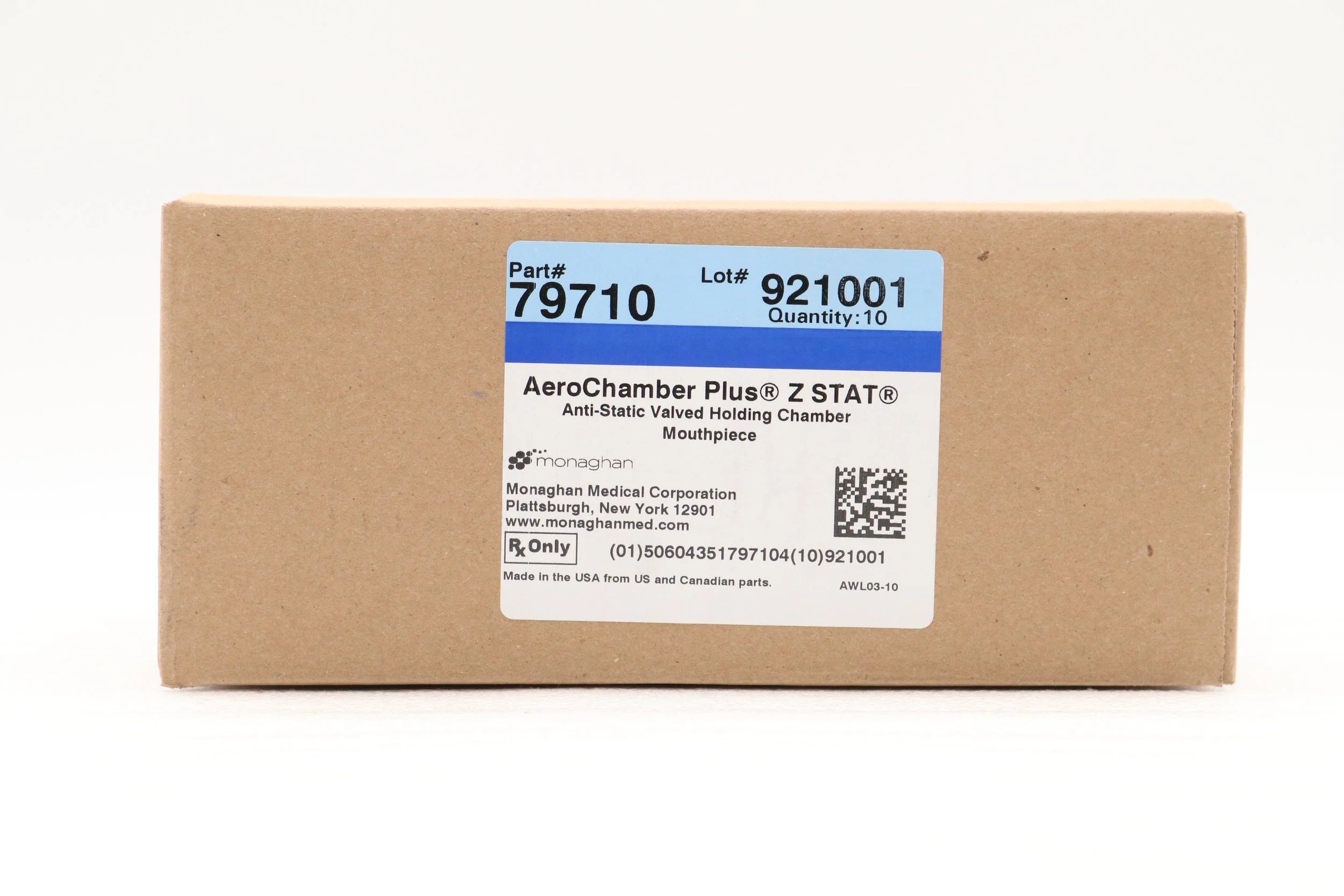 Monaghan Medical | 79710 | AEROCHAMBER, PLUS, W/FLOW SIGNAL