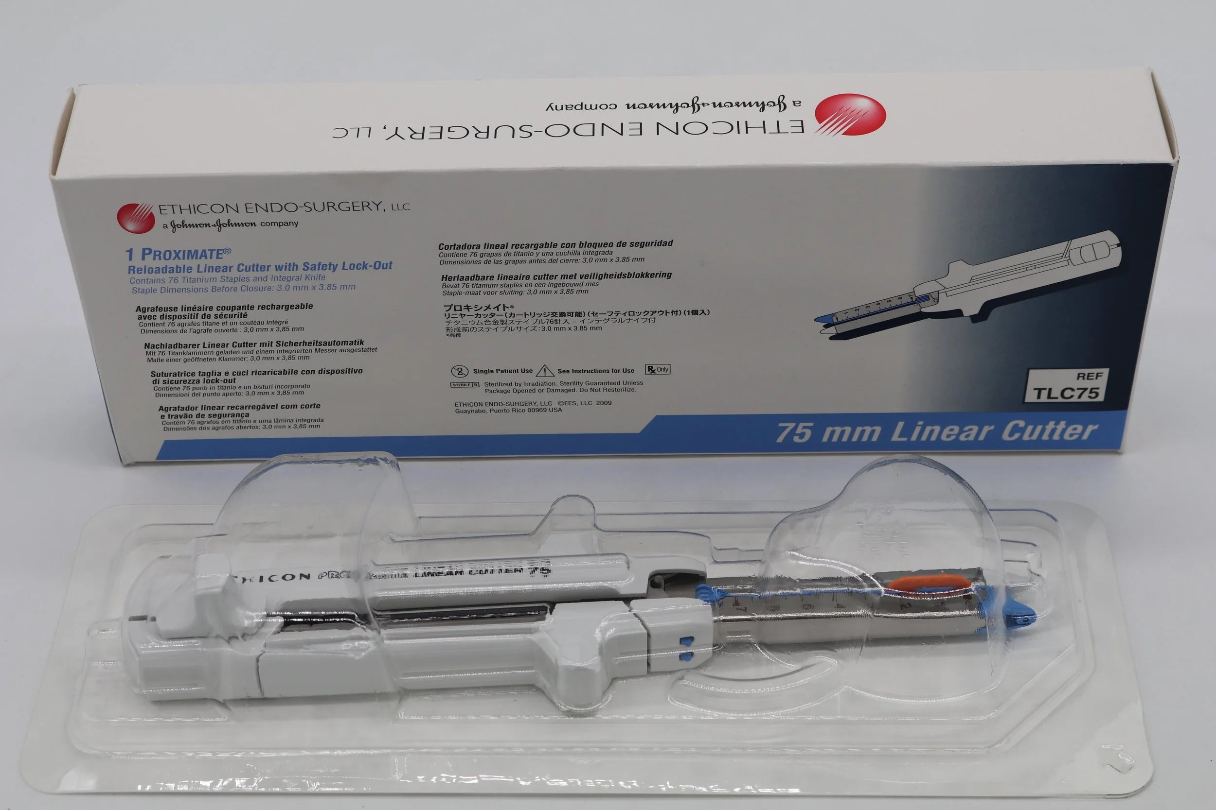 Ethicon | TLC75 | Proximate Reloadable 75mm Linear Cutter with Safety Lock-Out