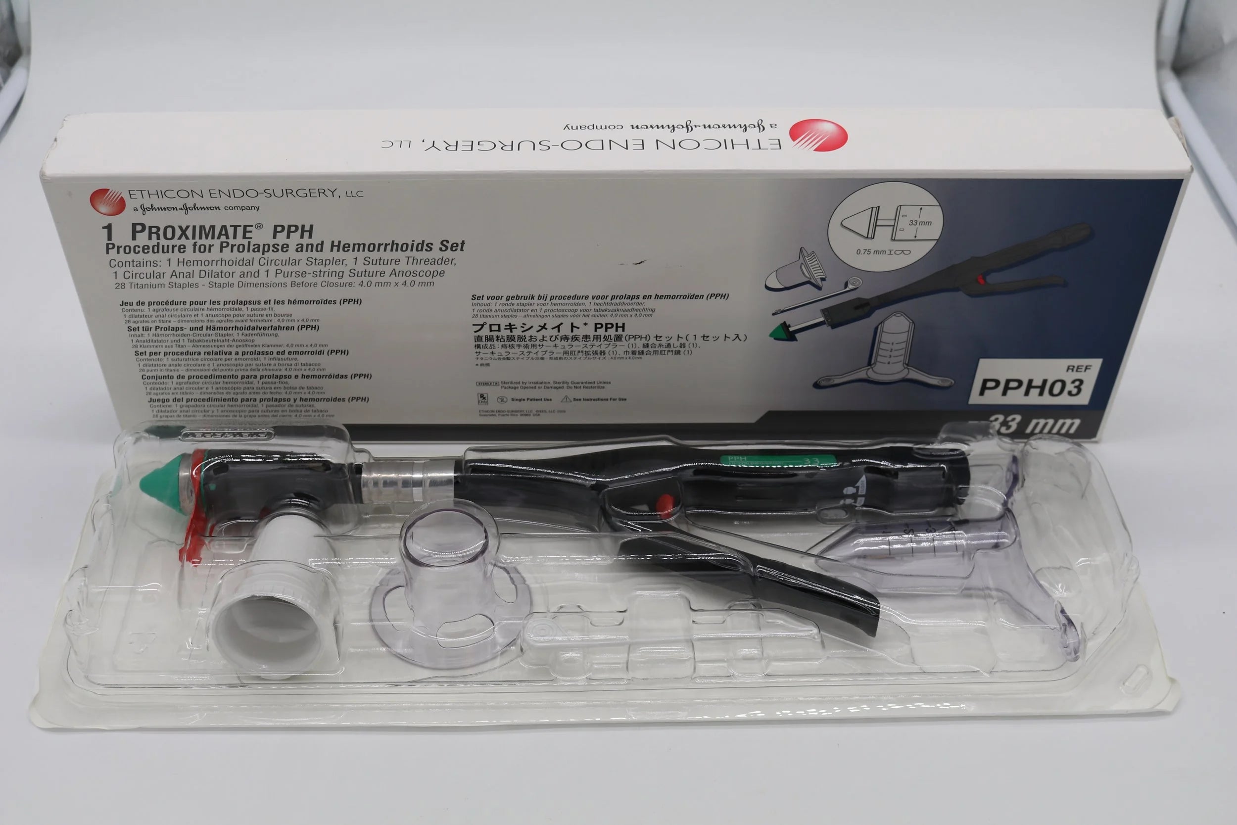 Ethicon | PPH03 | Proximate PPH Procedure for Prolapse and Hemorrhoids Set 33mm