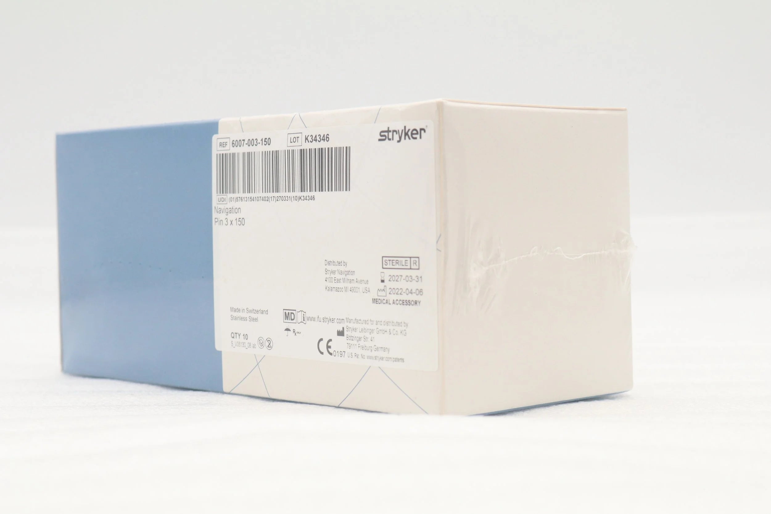 Stryker | 6007-003-150 | NAVIGATION Navigation Pin 3mm x 150mm