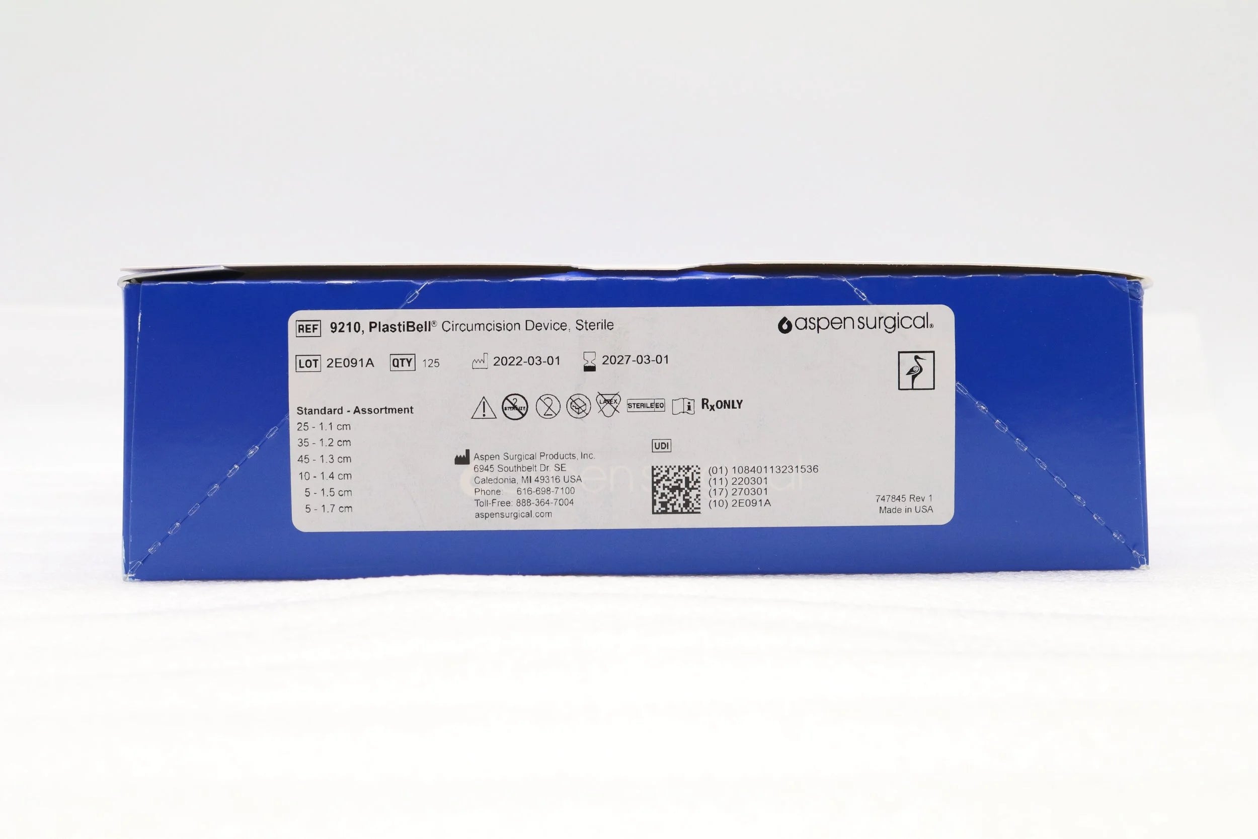 Aspen Surgical | 9210 | Circumcision Device, Hospital Set, Assorted Sizes, Sterile