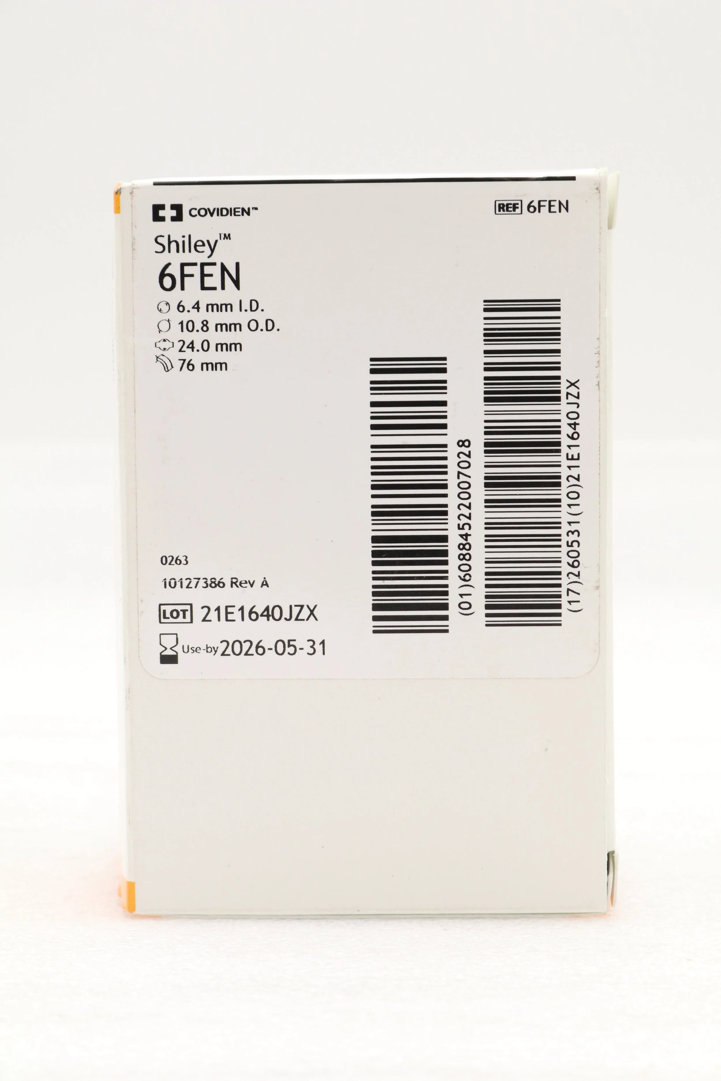 Covidien | 6FEN | Shiley Tracheostomy Tube, Cuffed, Fenestrated w/IC 6.4mm
