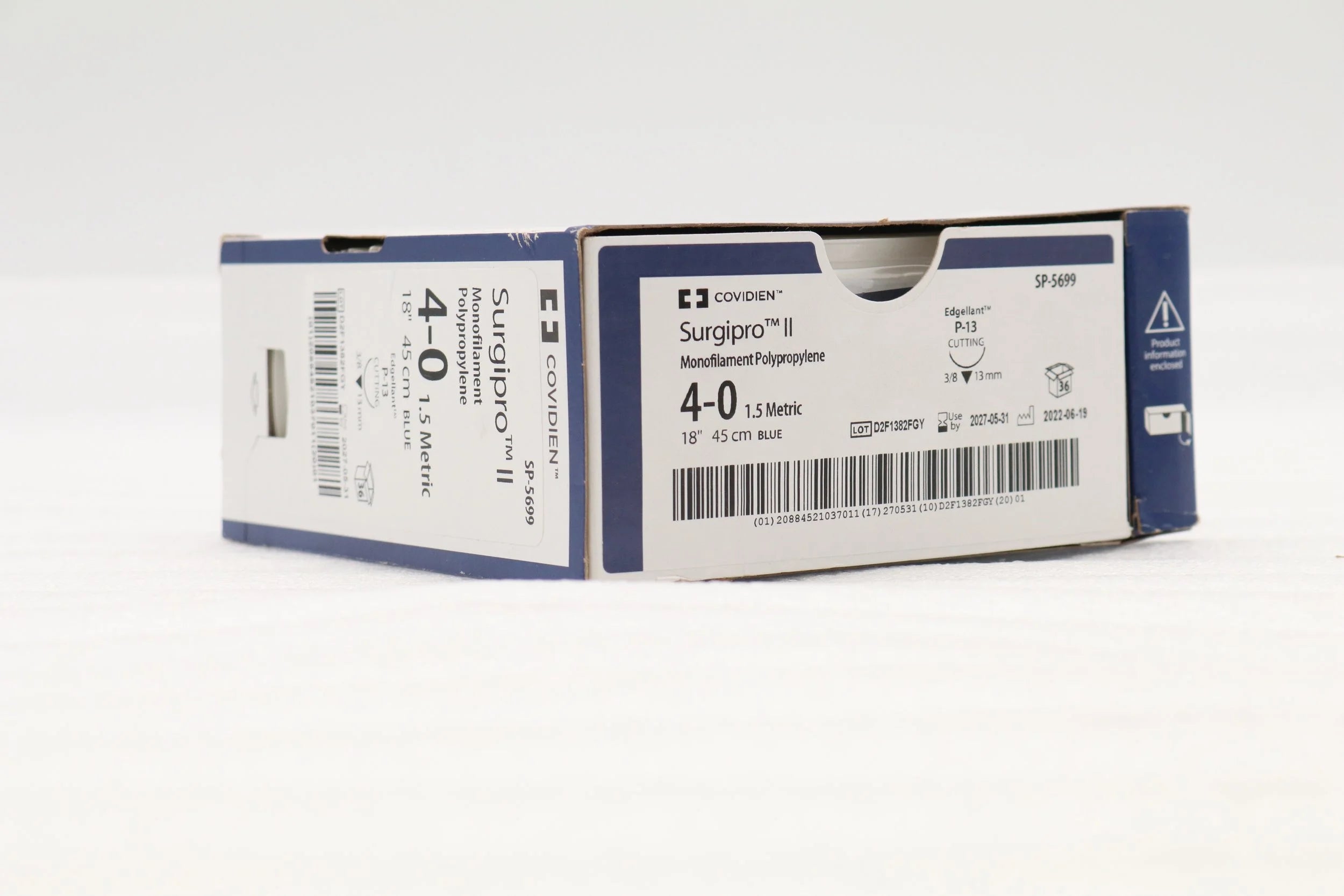 Covidien | SP5699 | SP-5699 4-0 Surgipro blue 18" P-13 cutting