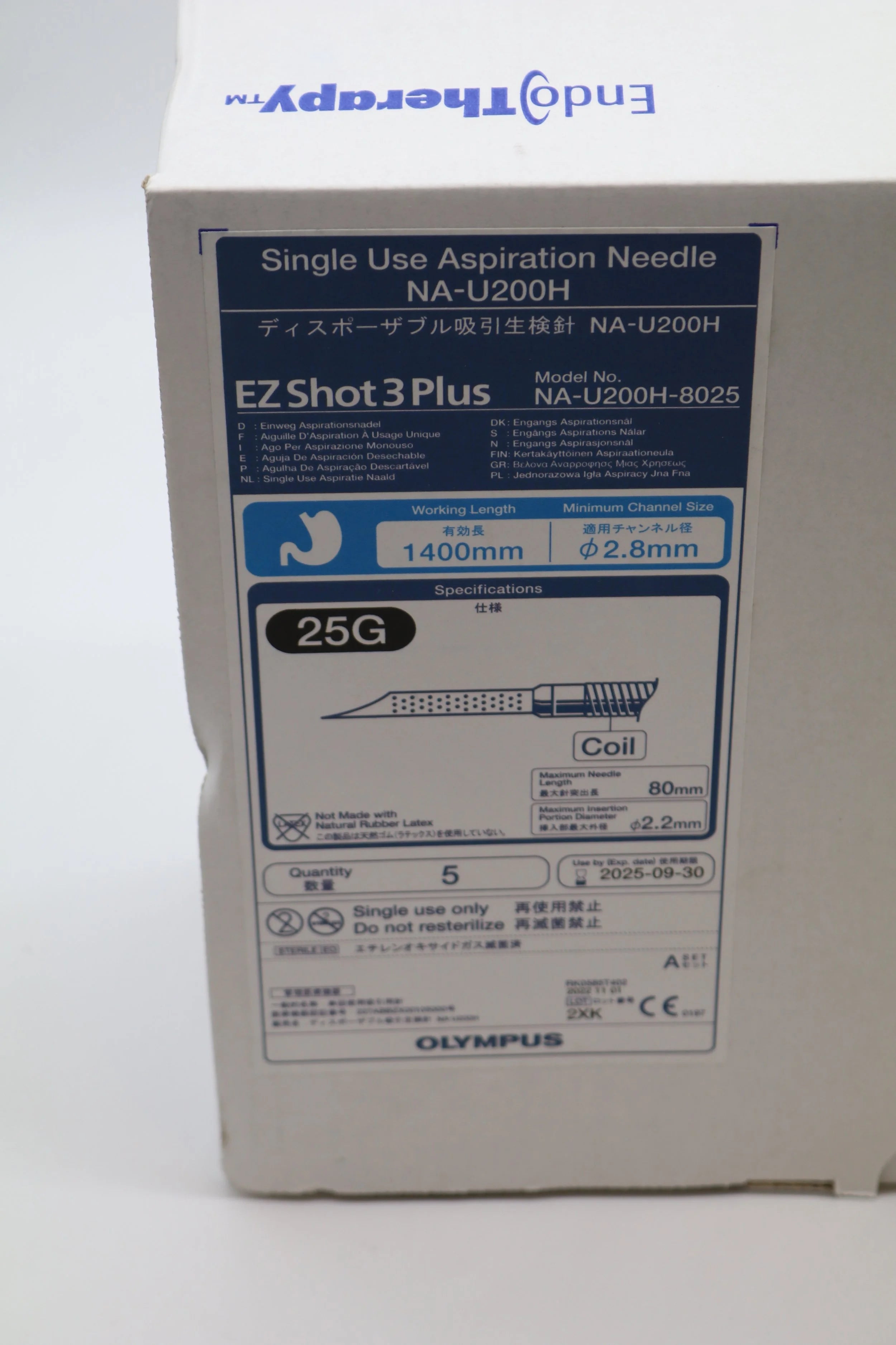 Olympus | NA-U200H-8025 | Single Use Aspiration Needle