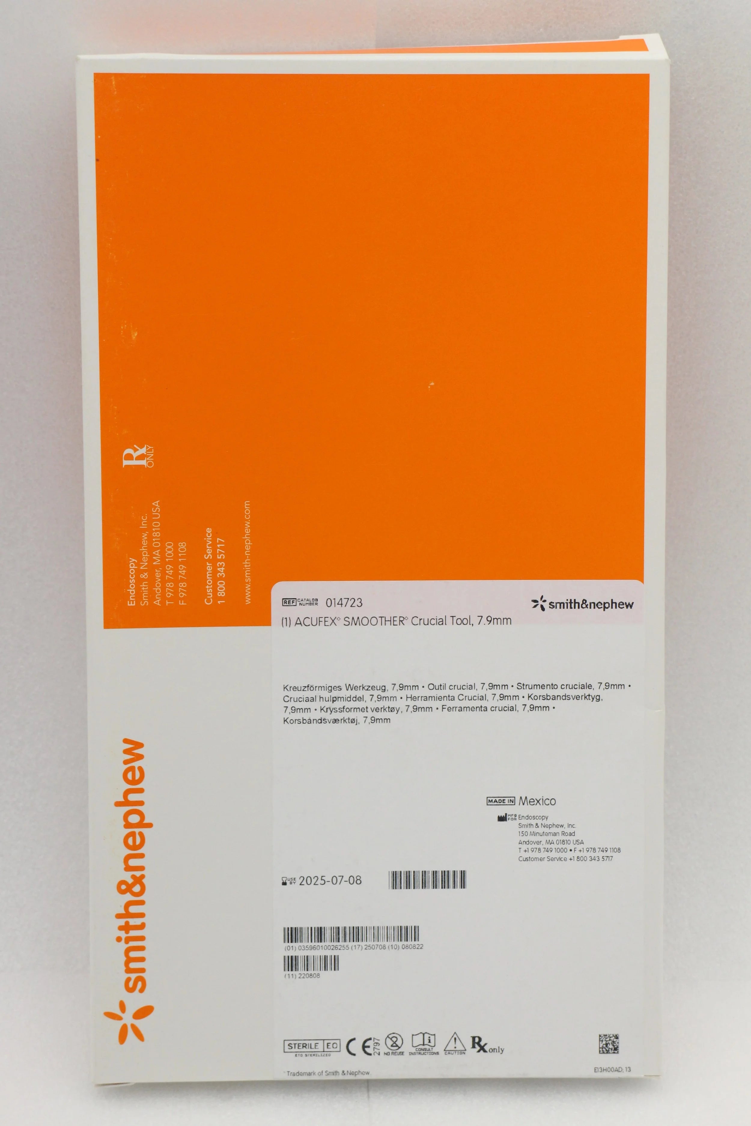 Smith & Nephew | 014723 | Acufex Smoother Crucial Tool 7.9mm