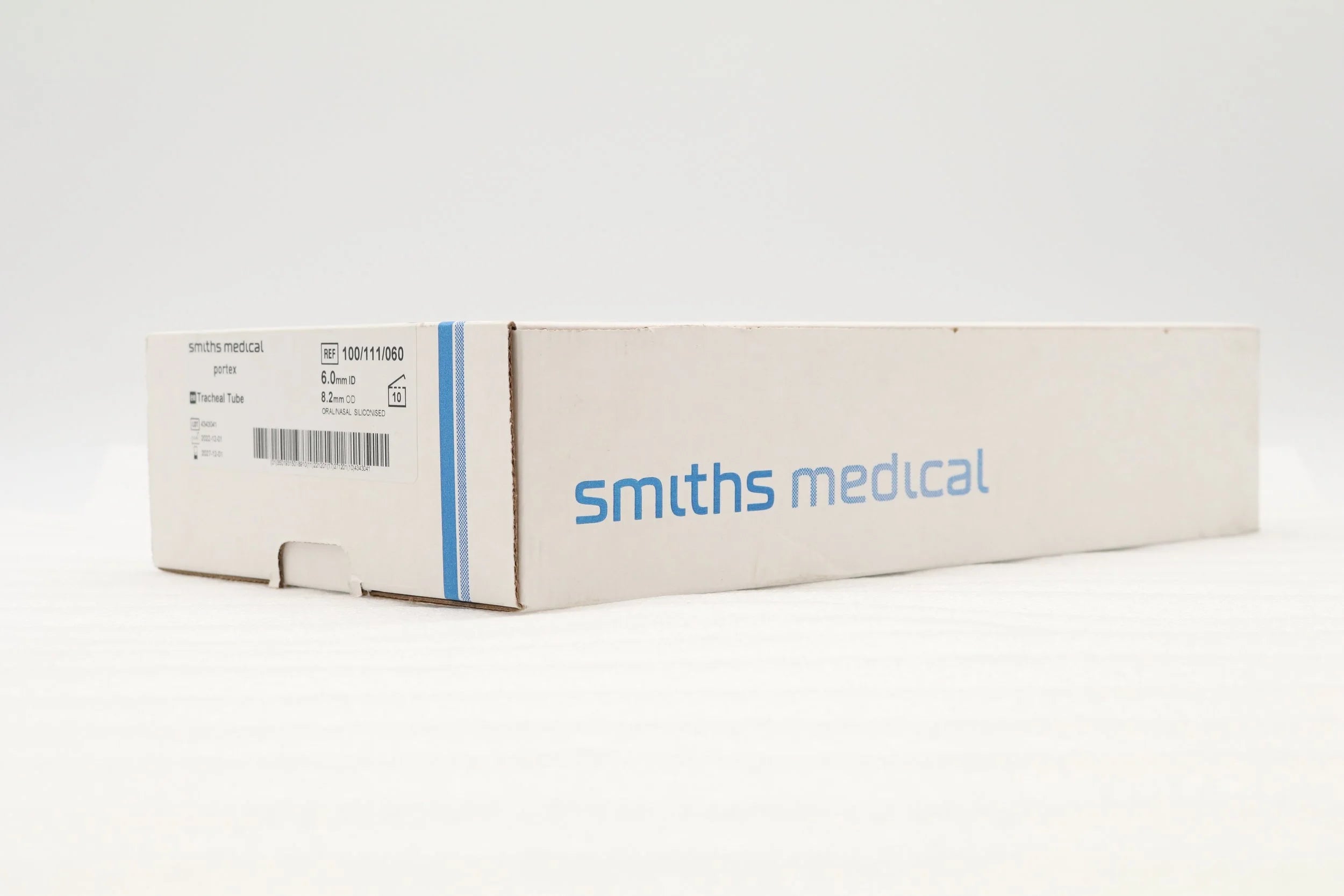 Smiths Medical | 100/111/060 | Siliconised PVC Oral / Nasal Tracheal Tube - Uncuffed Magill Endotracheal Tube, 6.0 mm