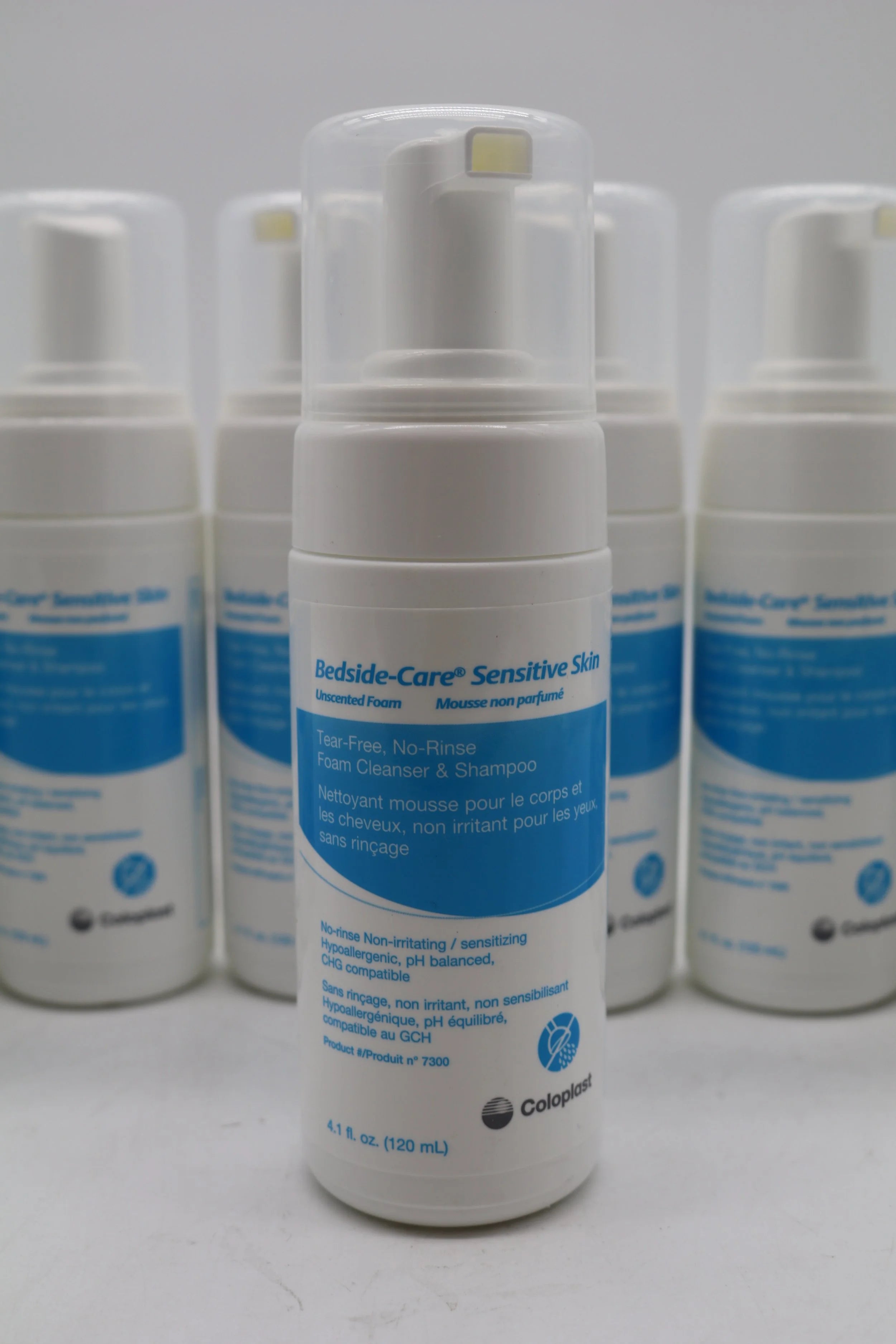 Coloplast | 7300 | Bedside Care No-Rinse Foam Cleanser & Shampoo No. 4.1 fl. oz. (120mL)