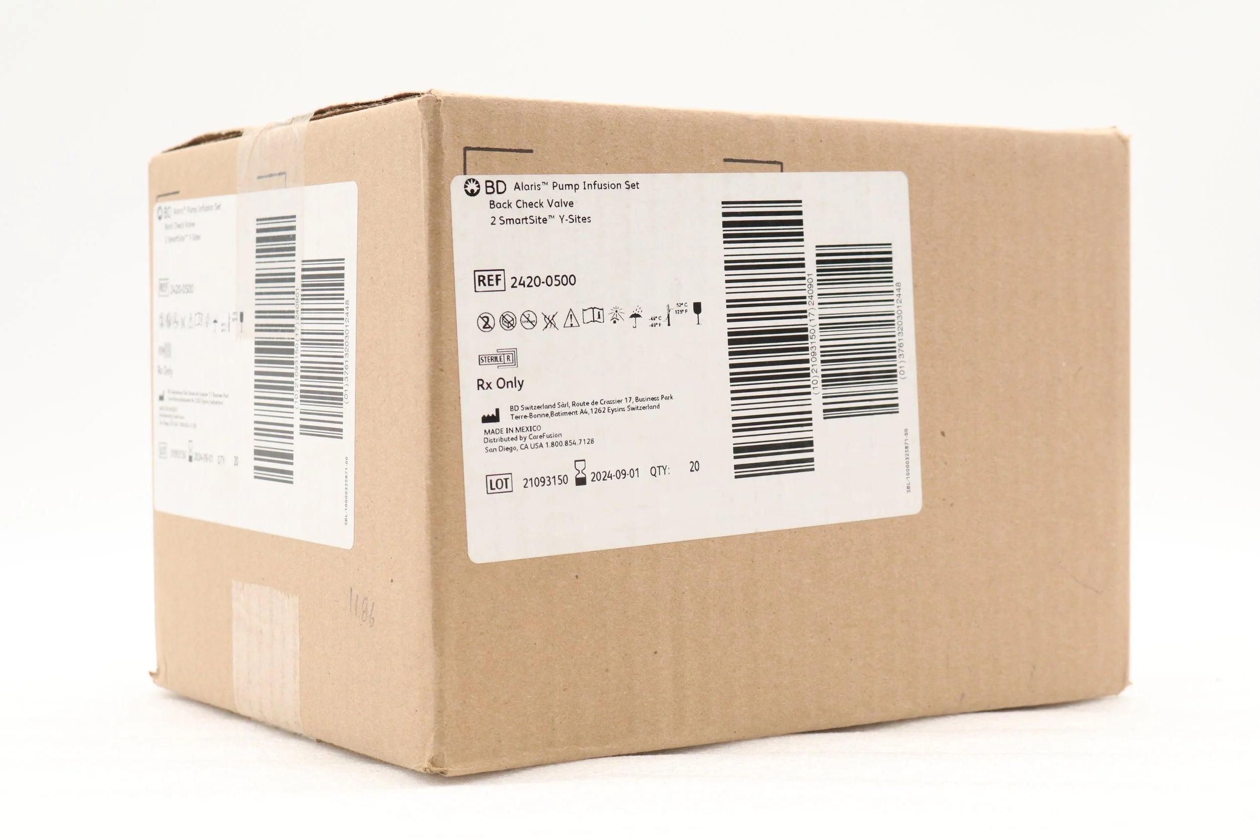 BD | 2420-0500 | Infusion Set W/Check Valve 116"
