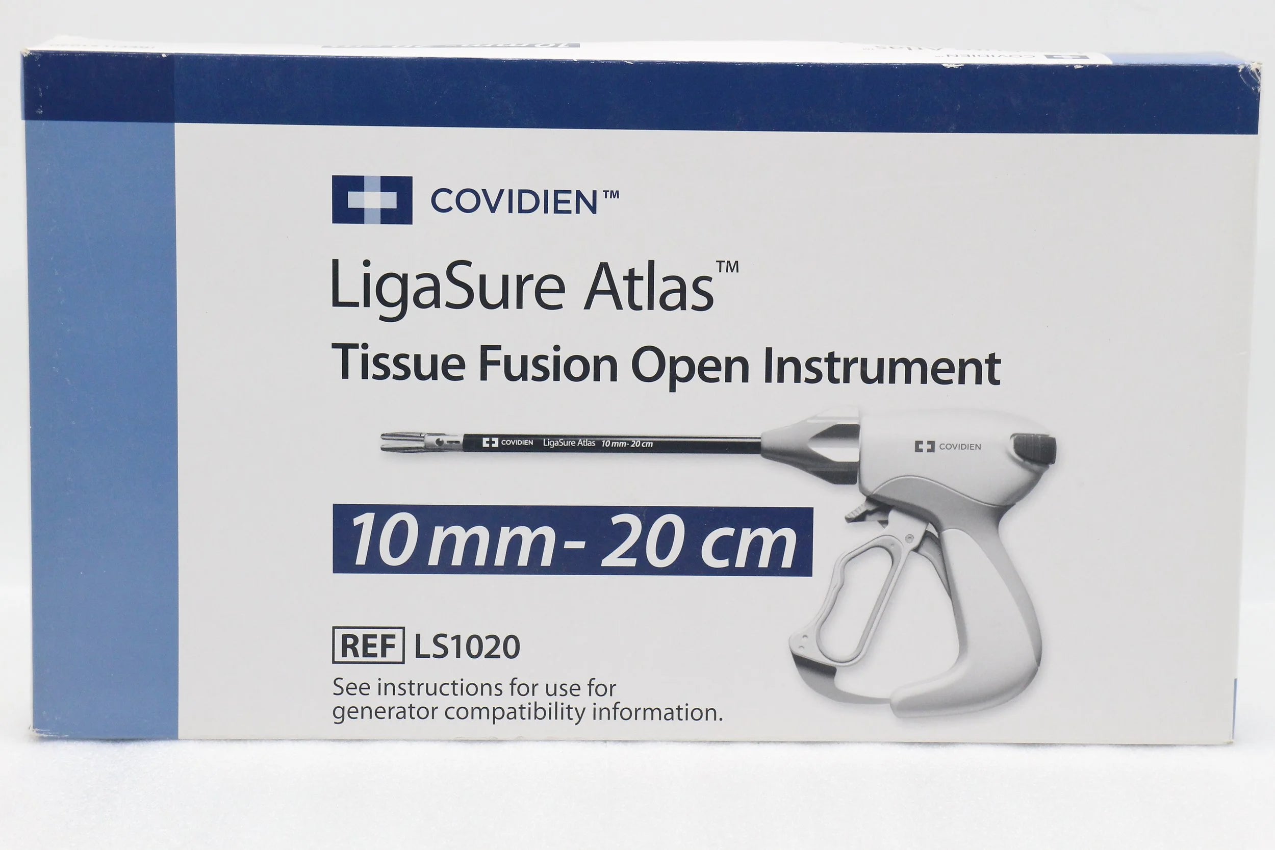Covidien | LS1020 | LigaSure Atlas Tissue Fusion Open Instrument 10mm-20cm