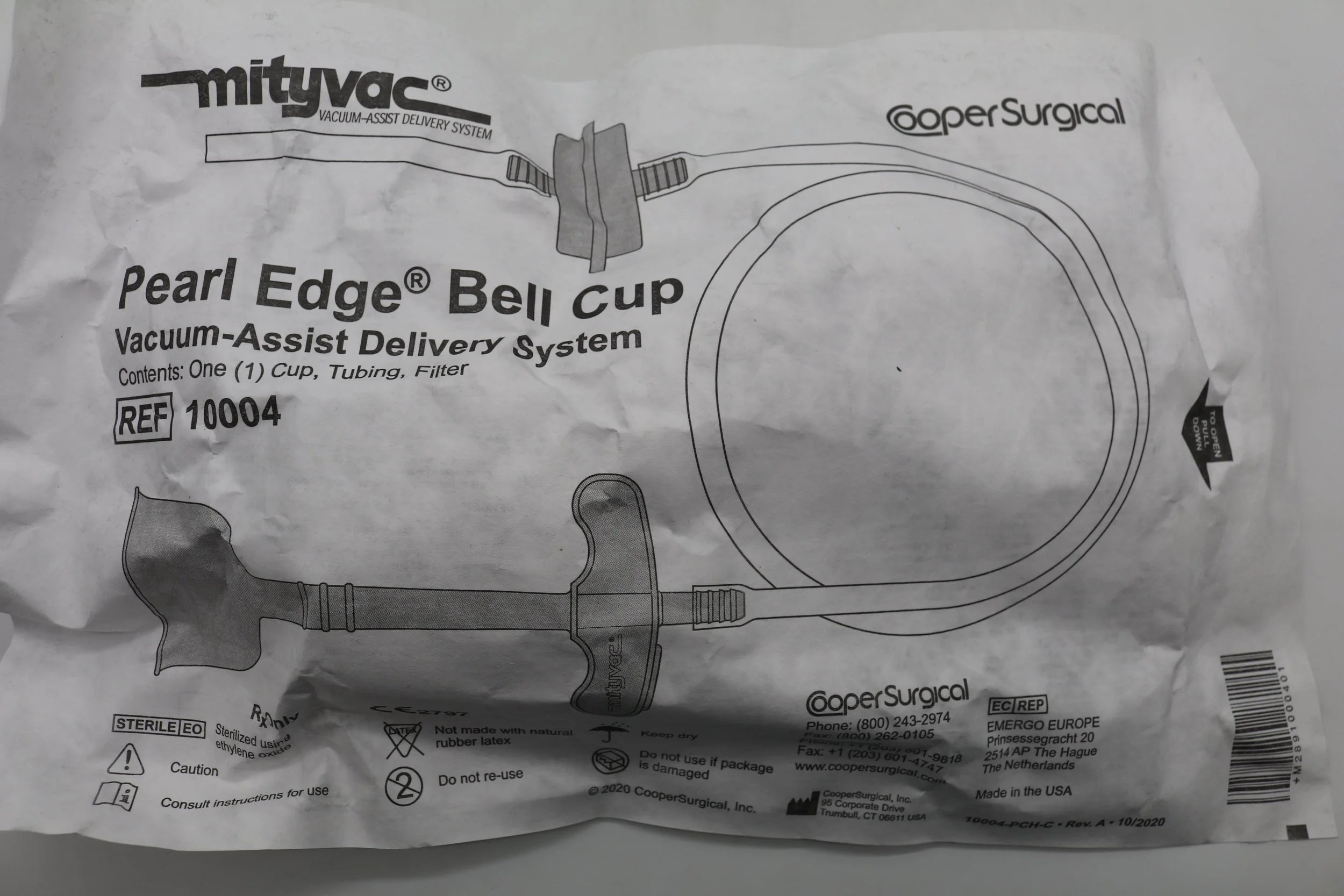 Cooper Surgical | 10004 | MityVac Pearl Edge Bell Cup Vacuum-Assist Delivery System