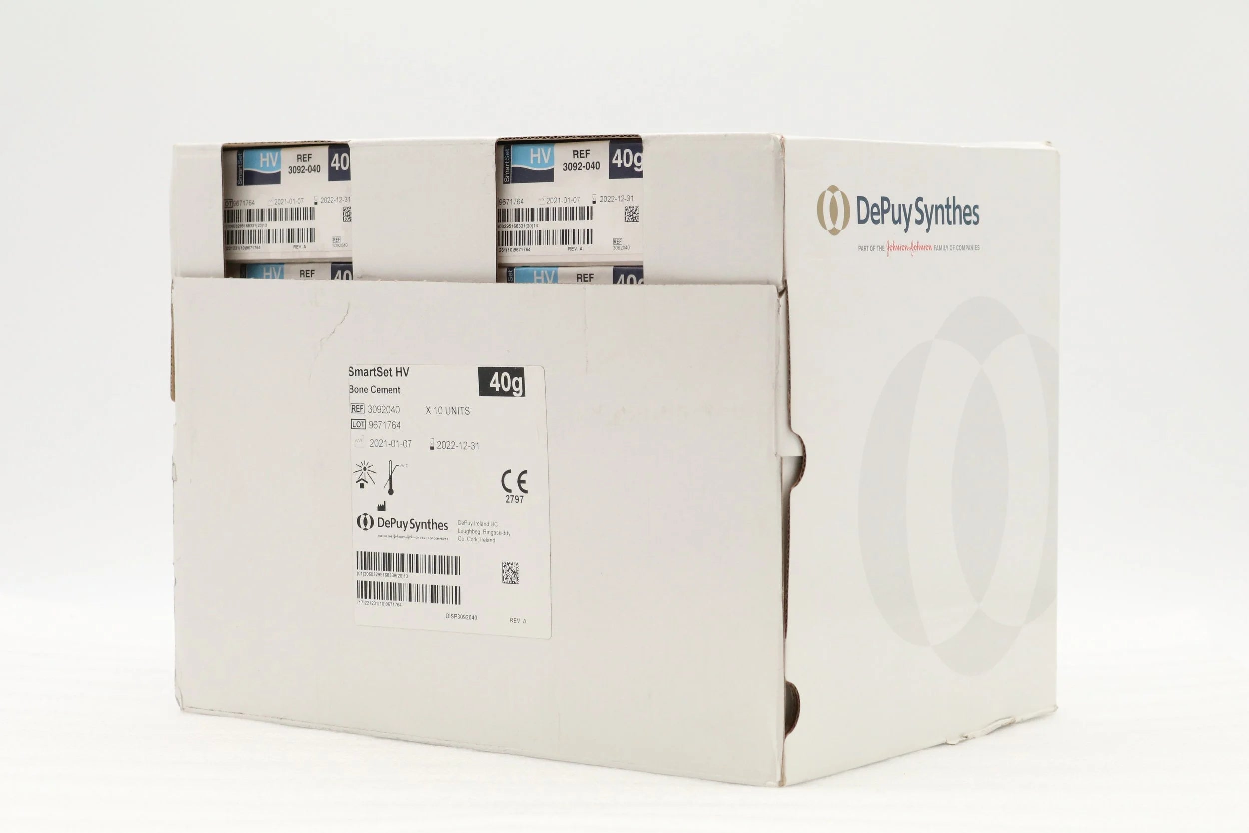 Depuy Synthes | 3092040 | SmartSet Bone Cement - SmartSet HV Bone Cement, 40G, High-Viscosity - 3092-040