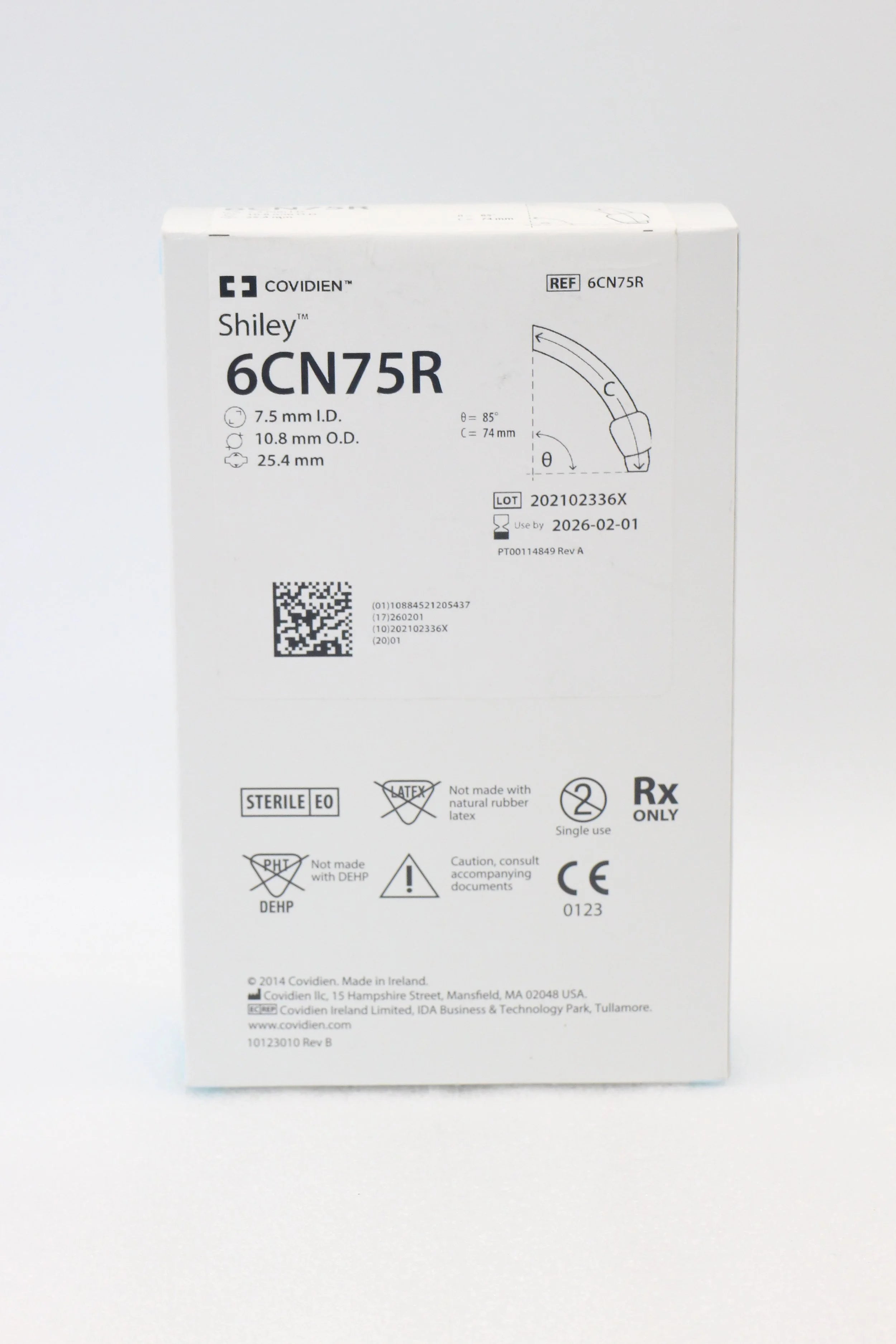 Covidien | 6CN75R | Shiley Adult Flexible Tracheostomy Tube TaperGuard Cuff Reusable Inner Cannula