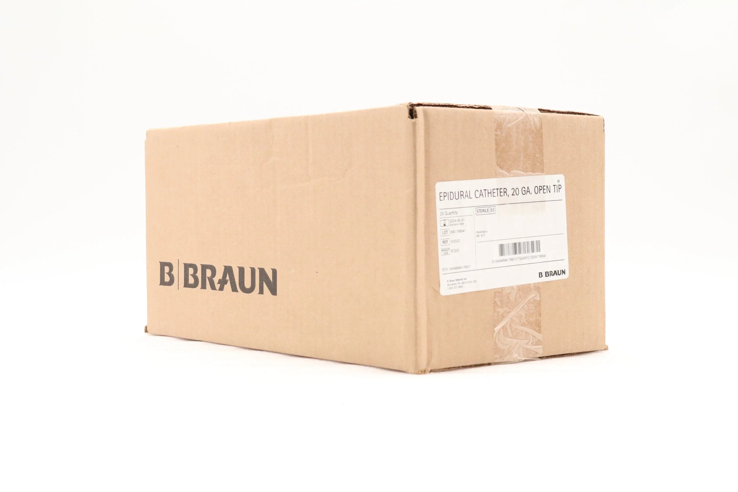 B Braun | 333520 | CATHETER EPIDURAL 20GX100CM OPEN TIP PERIFIX