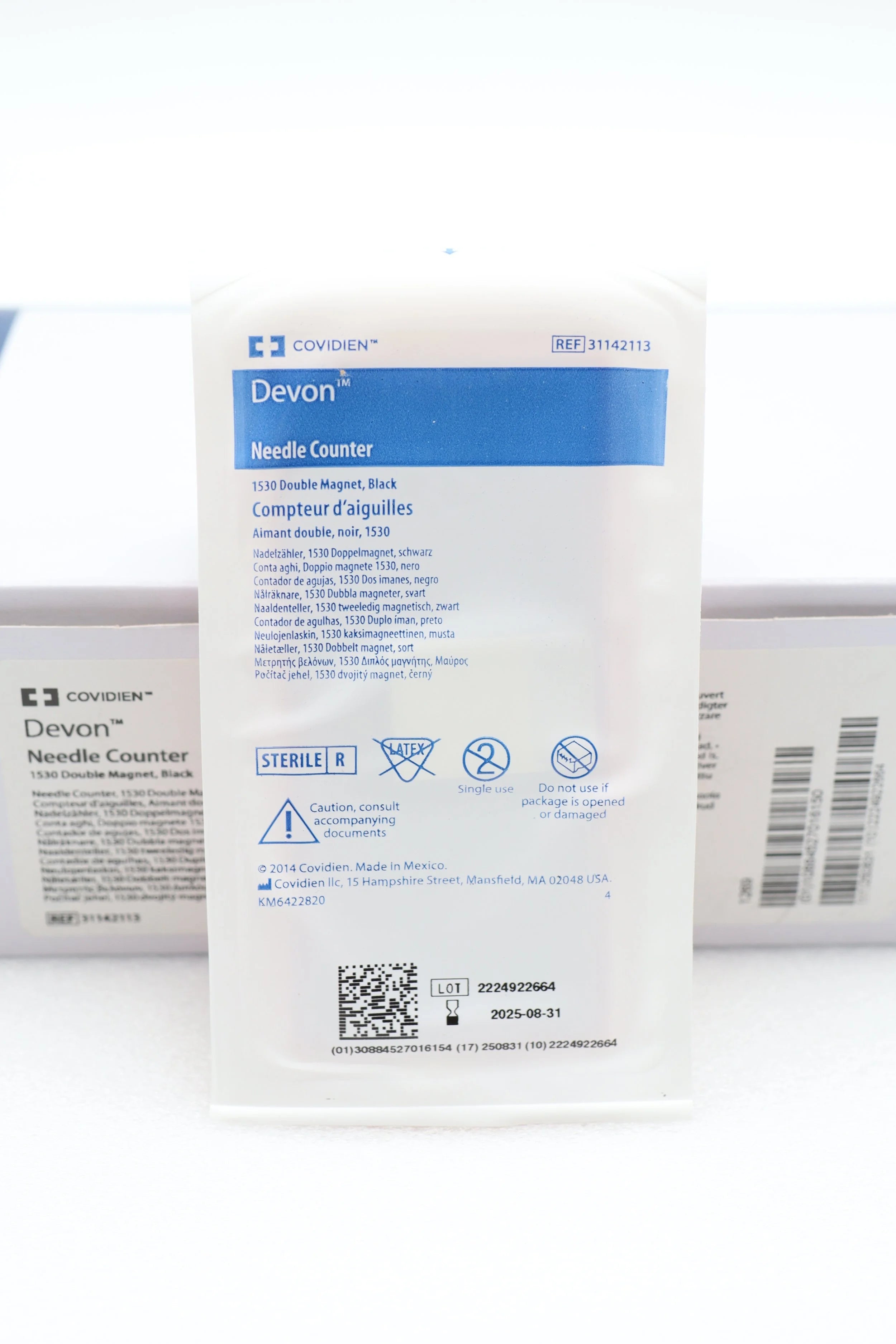 Covidien | 31142113 | Devon Needle Counter 1530 Double Magnet Black