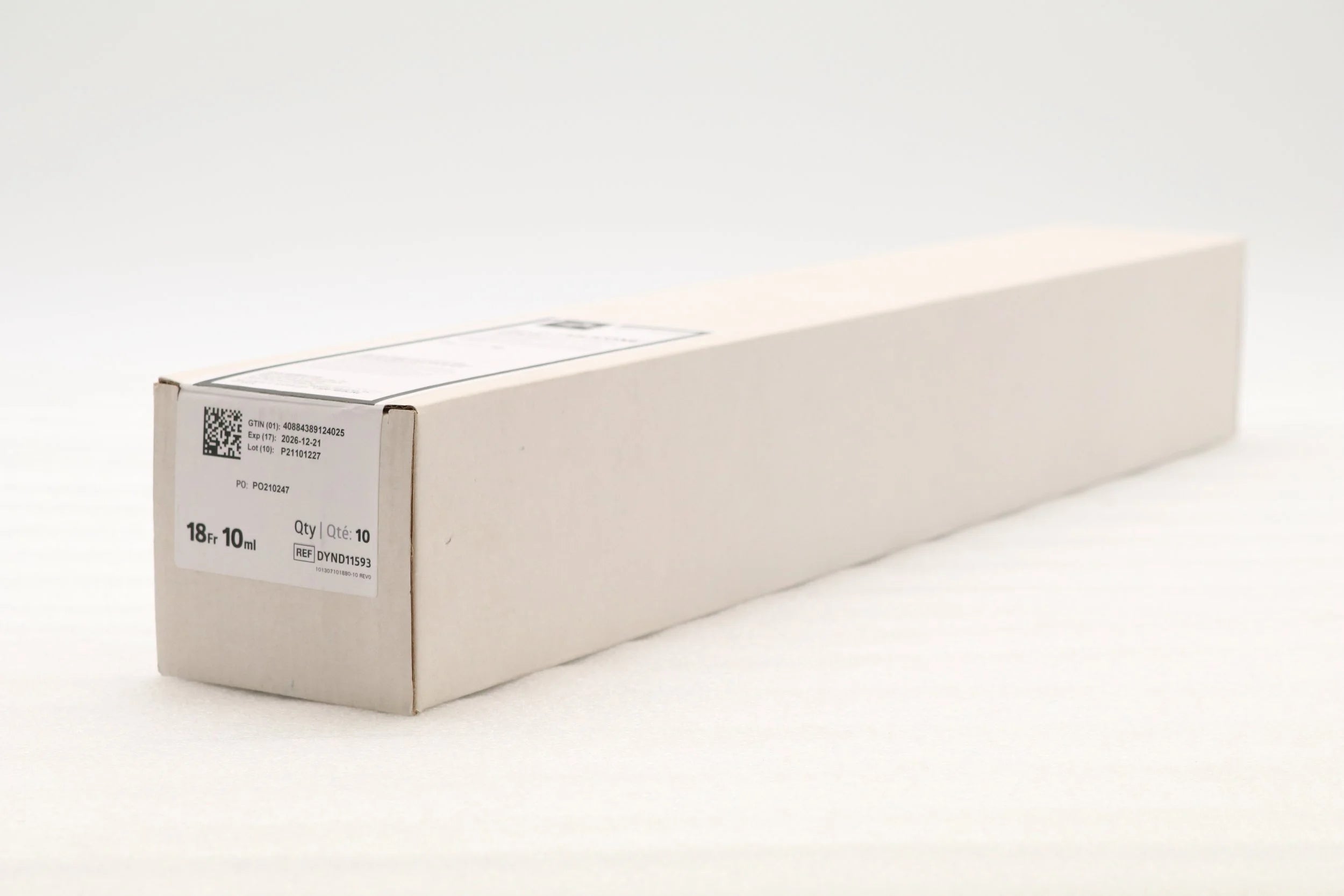 Medline | DYND11593 | Coude-Tip 100% Silicone Foley Catheters, 10mL, 18 FR
