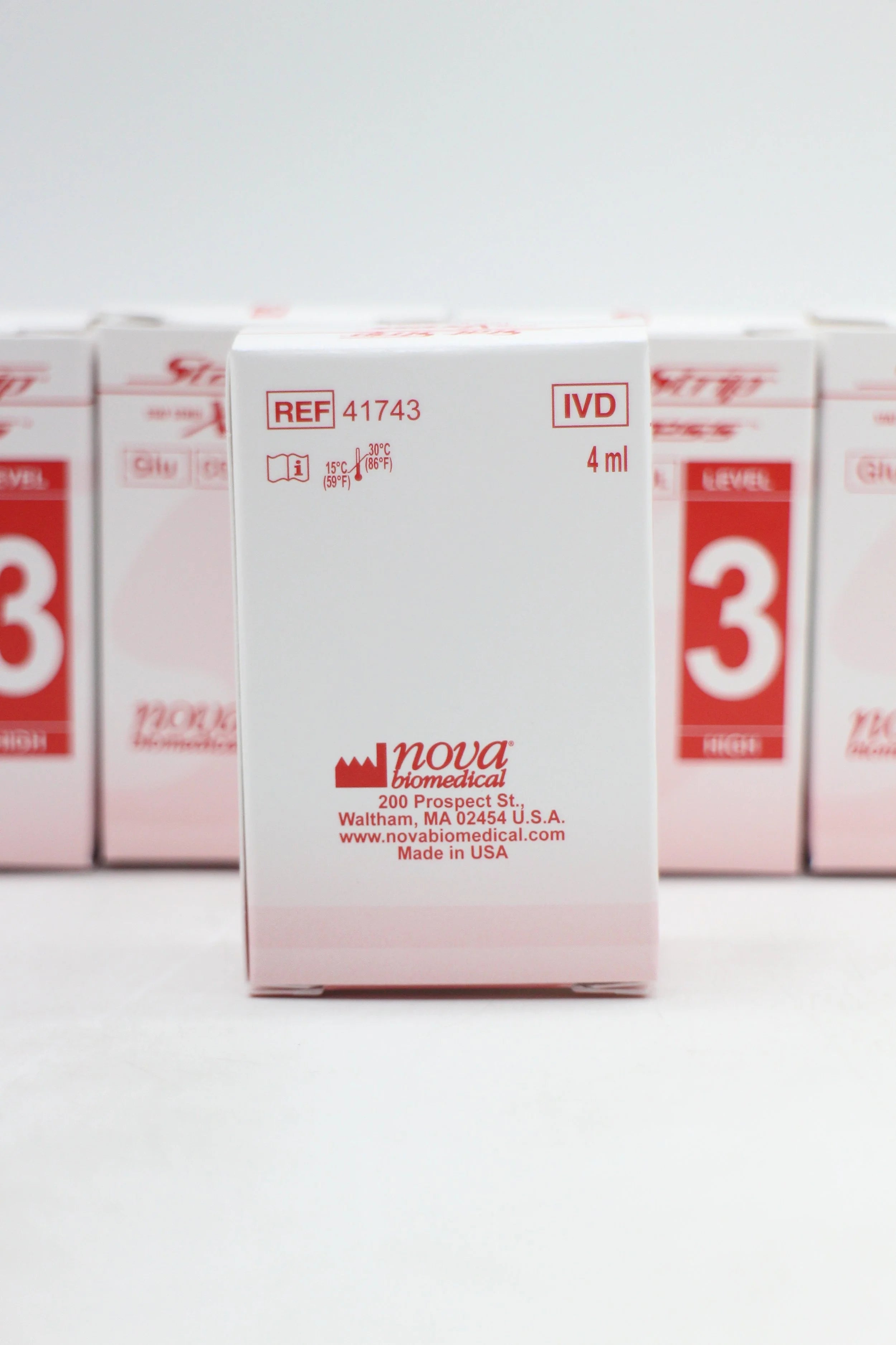 Nova Biomedical | 41743 | StatStrip Glucose Control Level 3 4mL Bottle