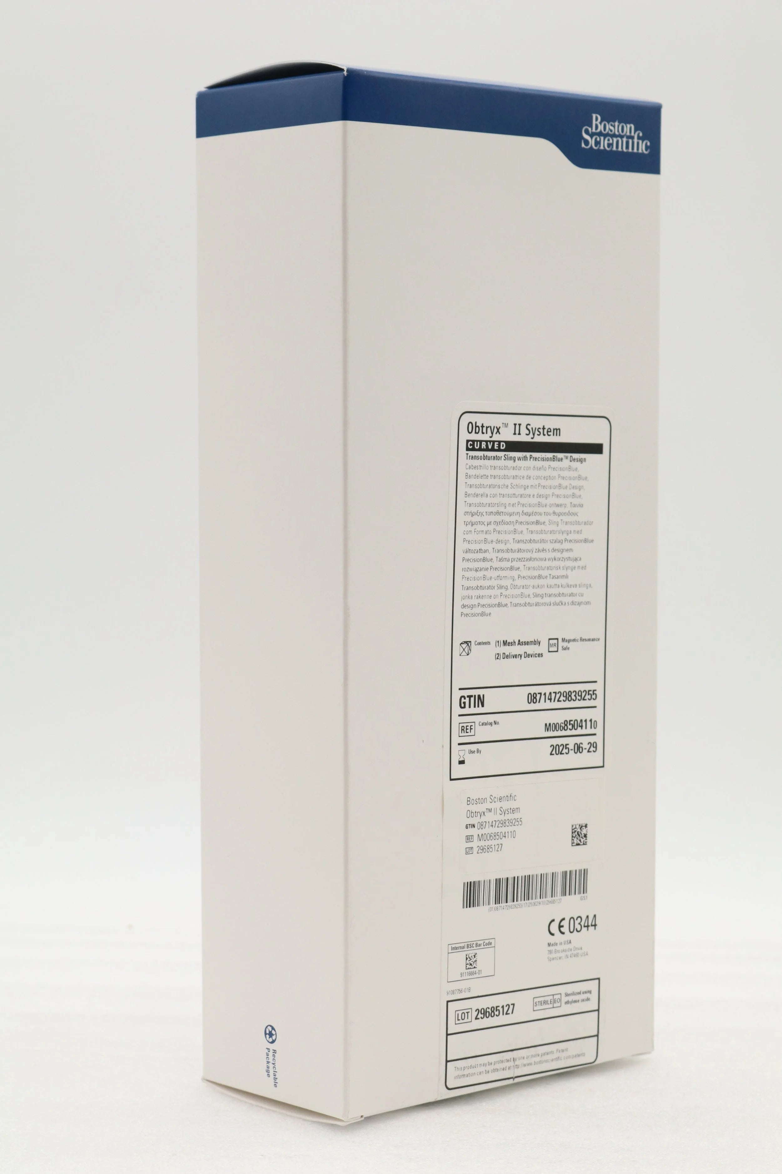 Boston Scientific | 850411 | Obtryx II System Curved M0068504110 850-411